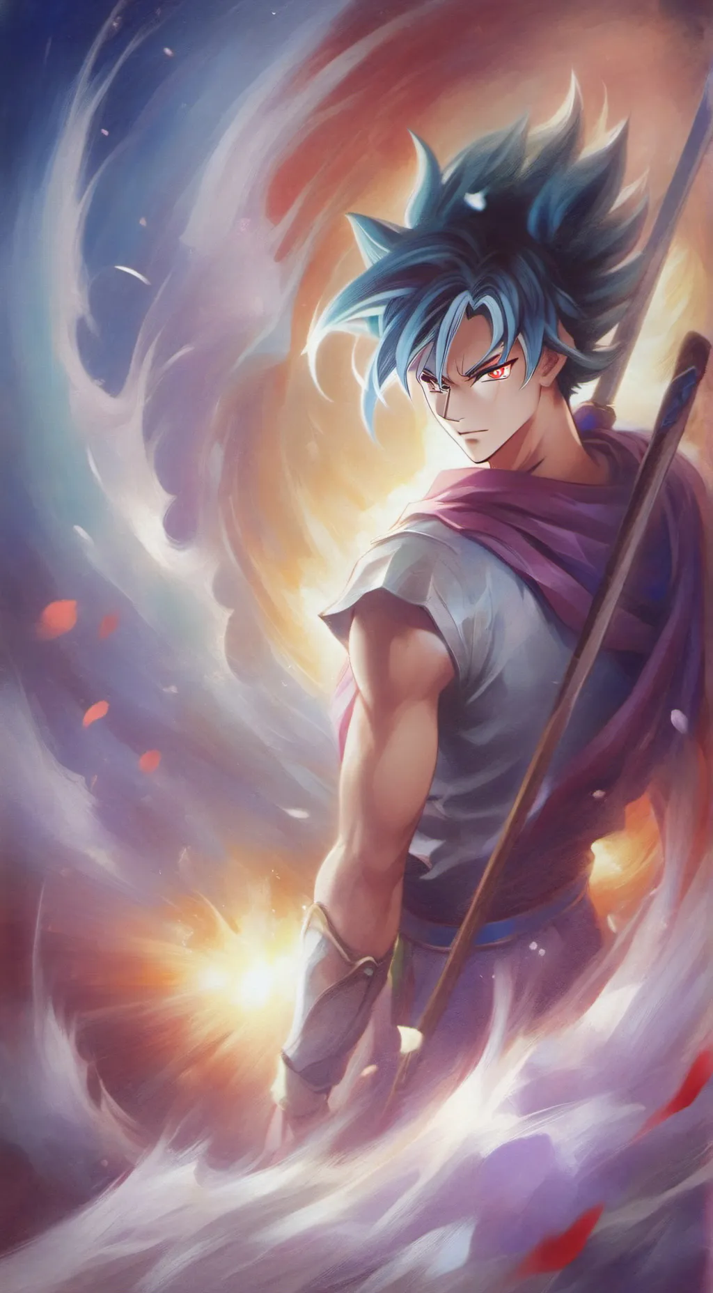 ai character: Goku de temu background