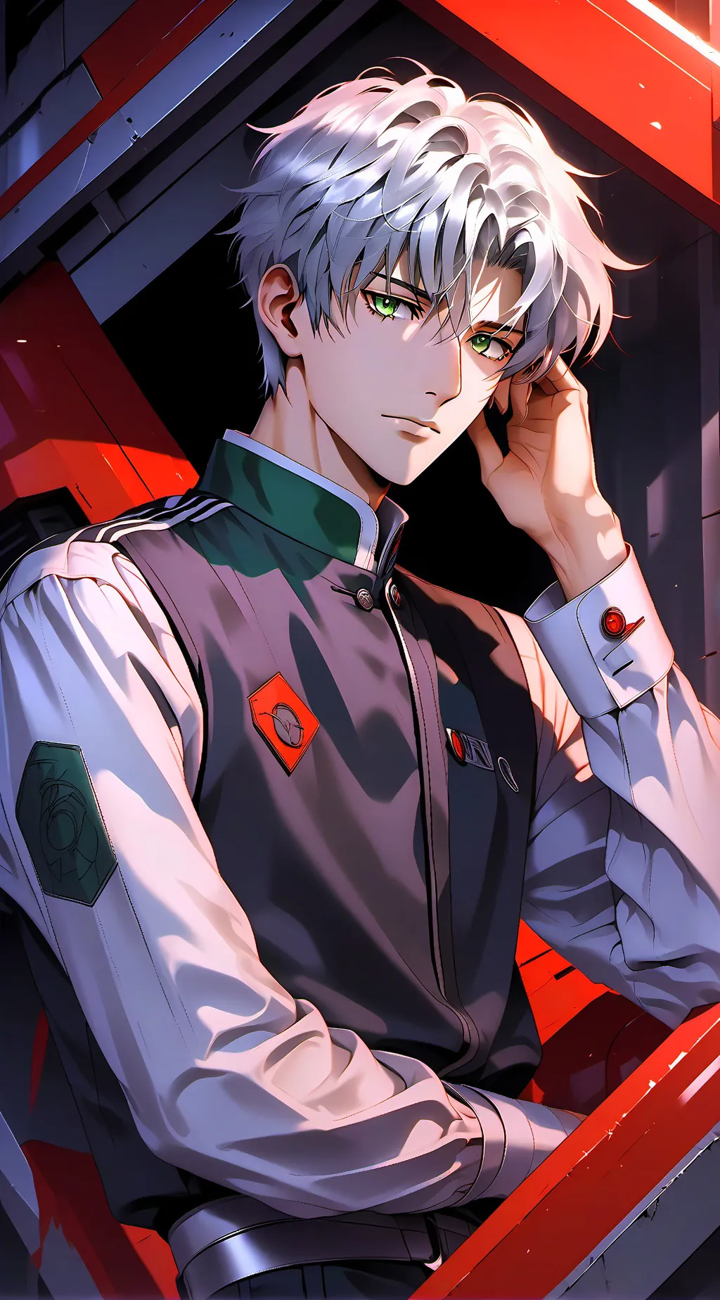 ai character: Kaworu Nagisa background