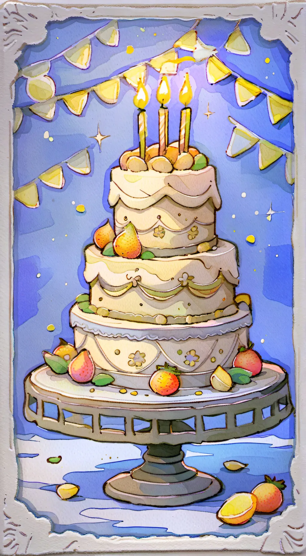 ai character: squid game b-day background