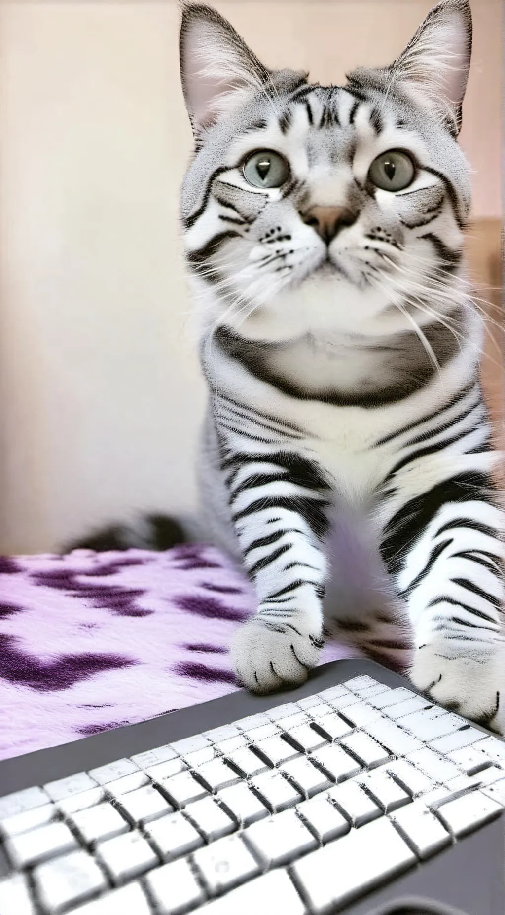 ai character: MemeMaster Meow background