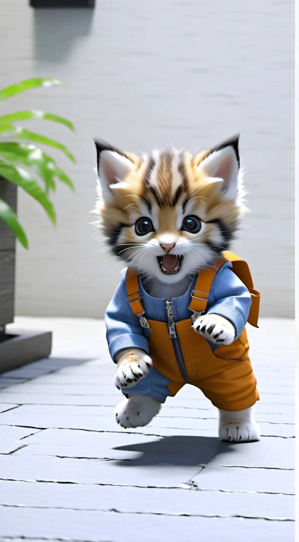 ai character: Leo background