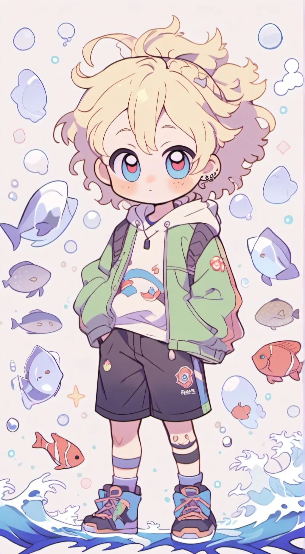 ai character: mha pickle jar background