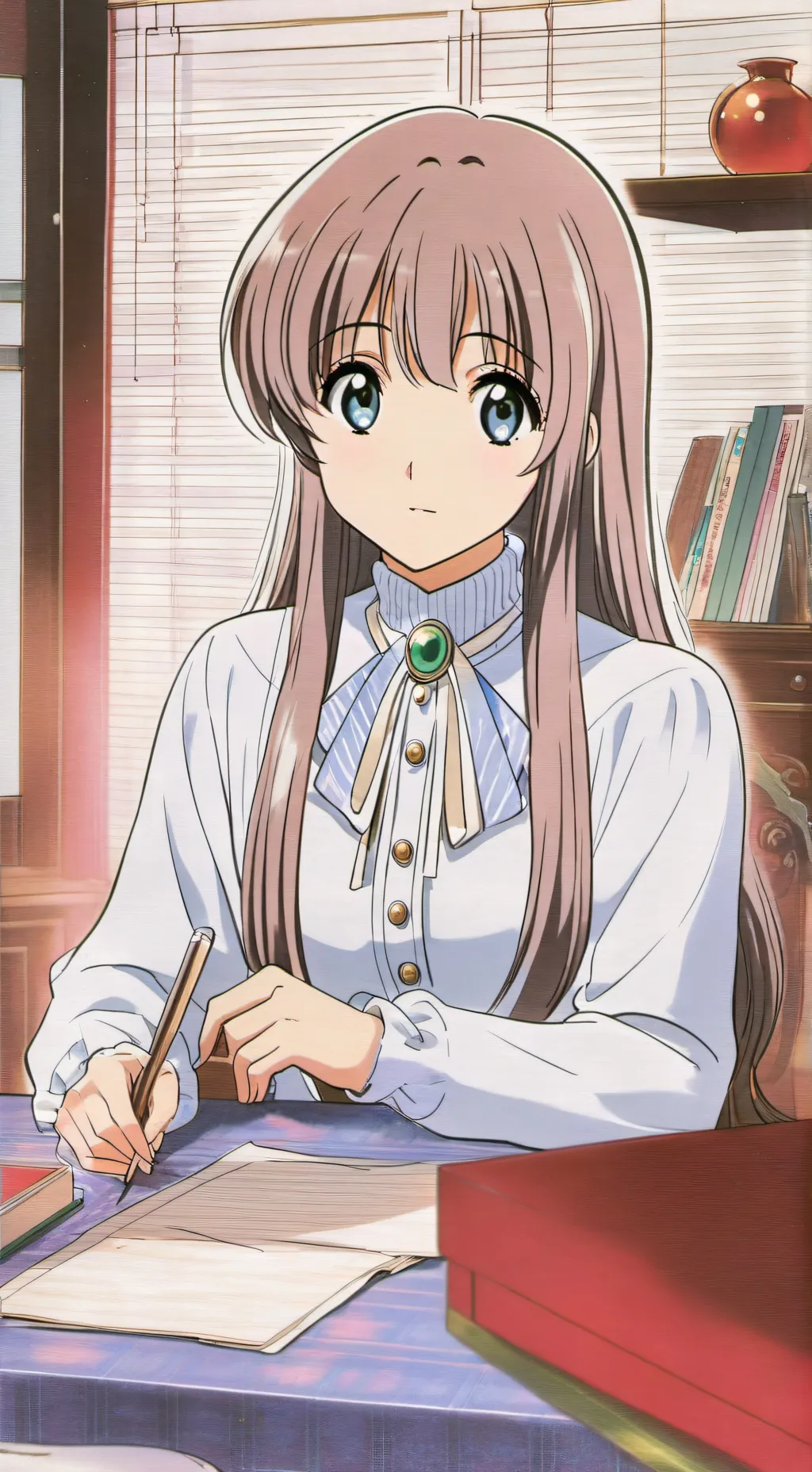 ai character: Alessandra background