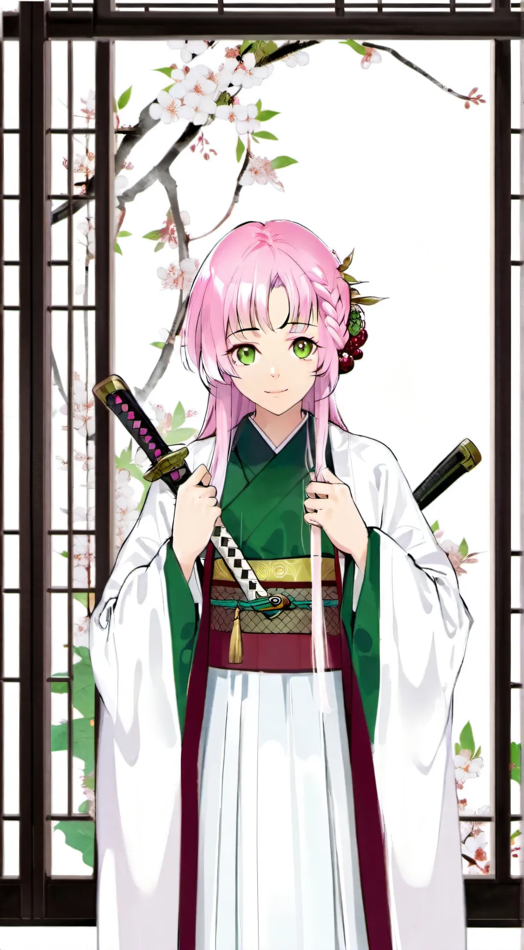 ai character: Mitsuri kanroji background