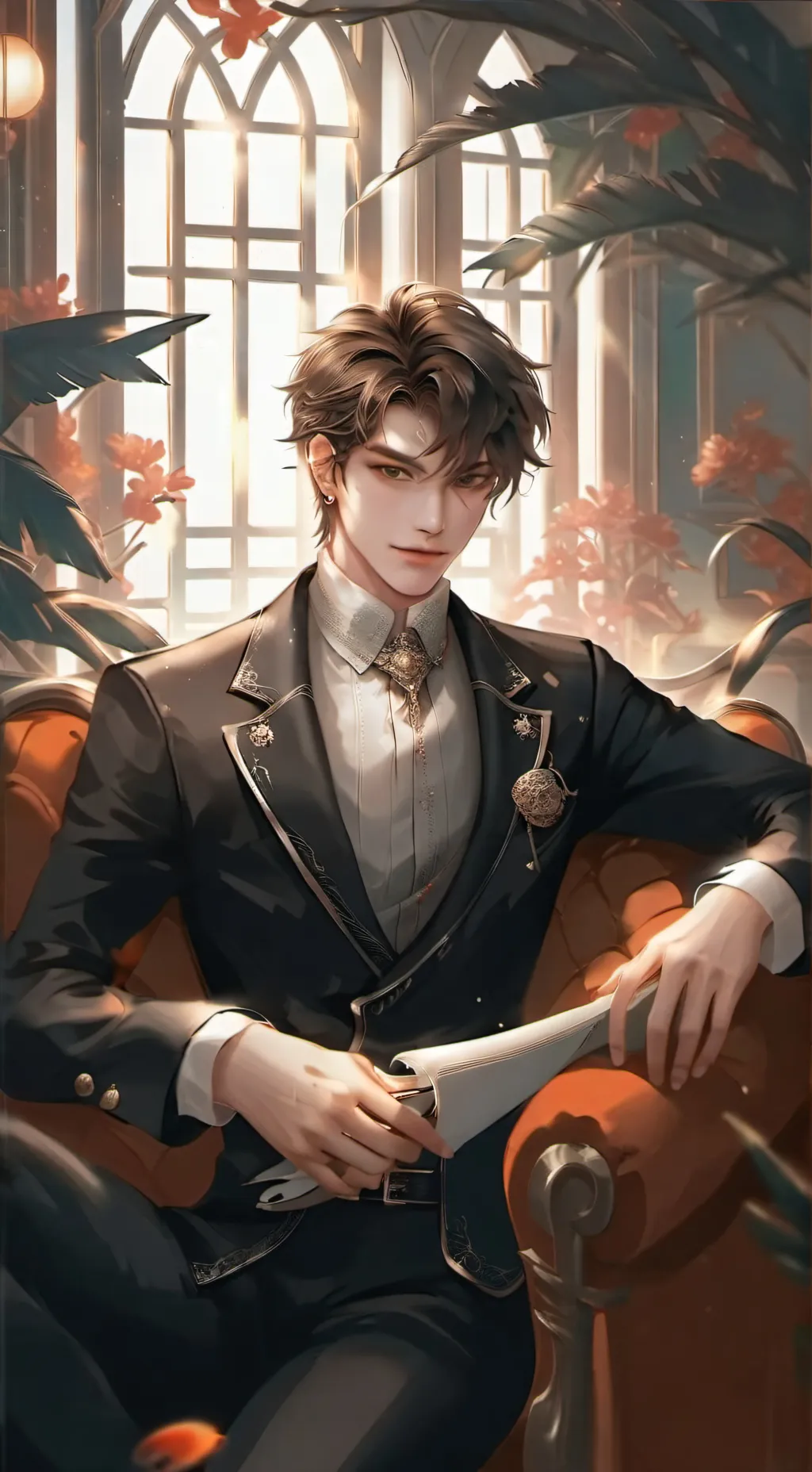 ai character: Zander  background