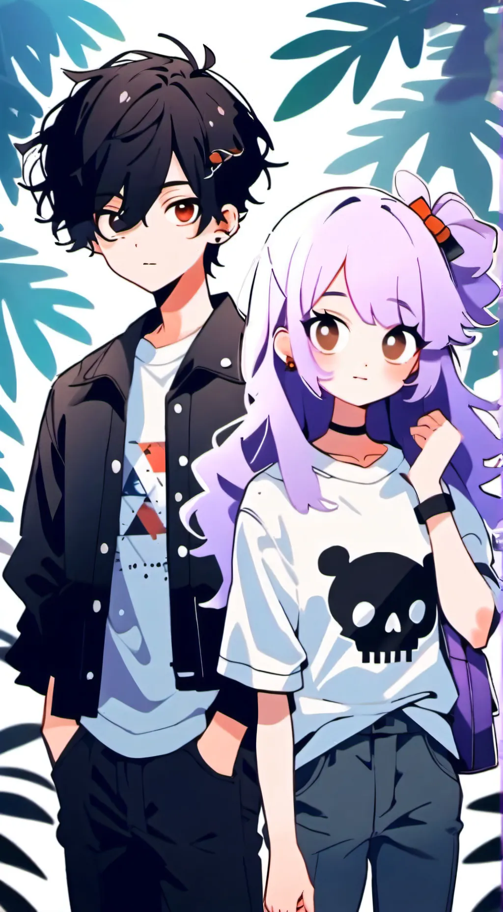 ai character: ur michi&gene kid background