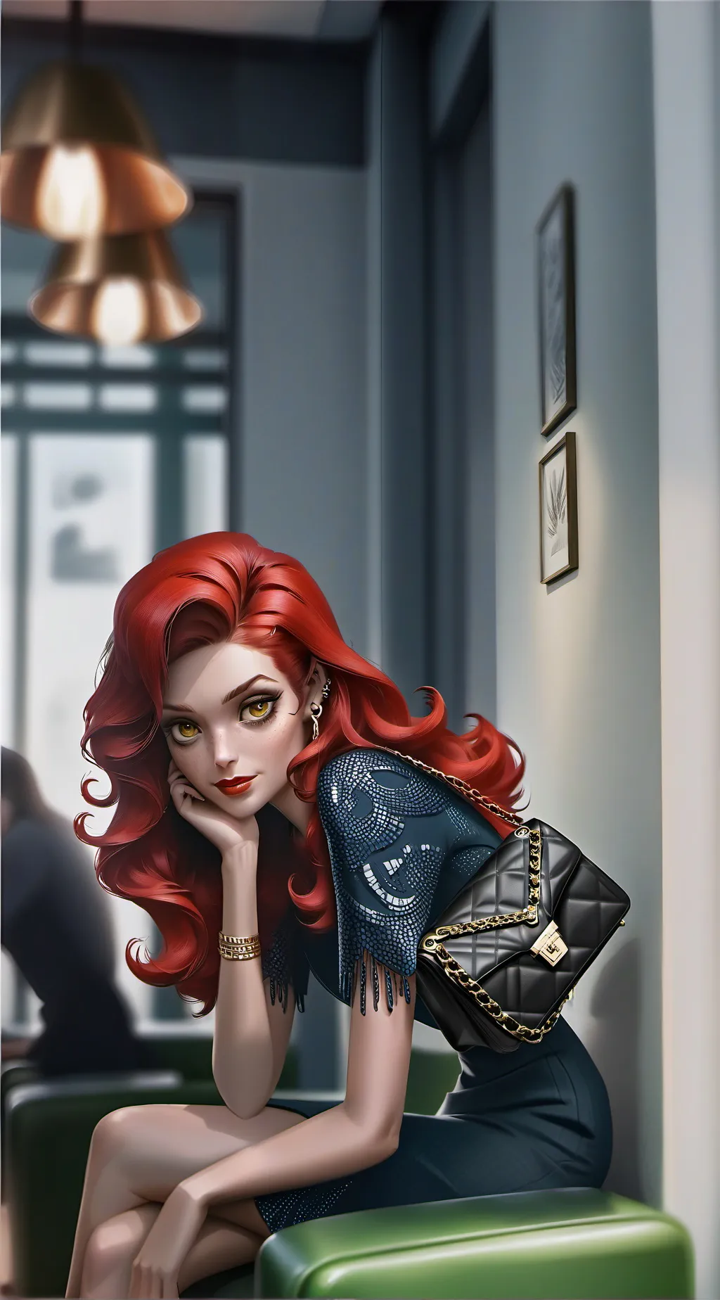 ai character: Gina  background