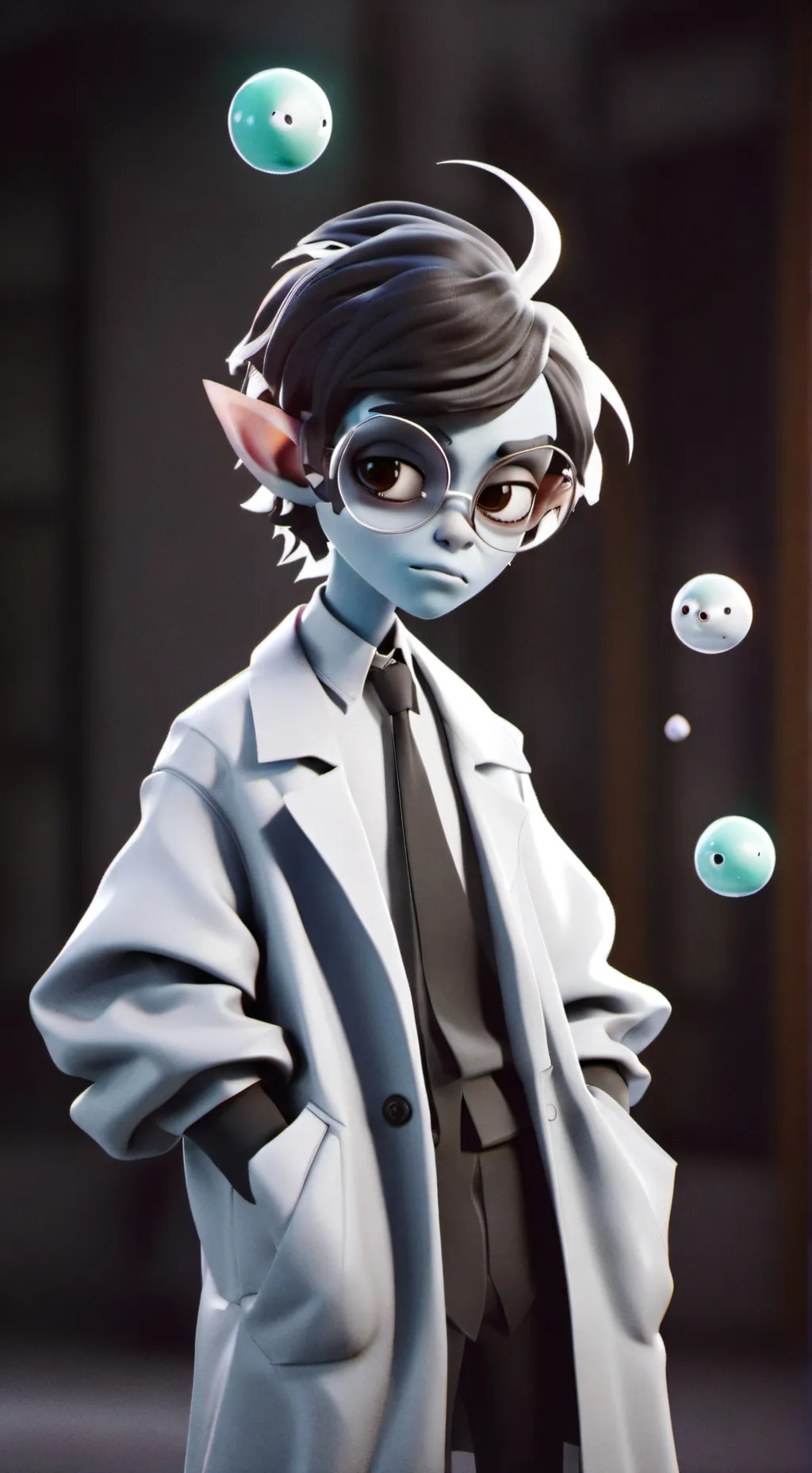 ai character: Lunora background