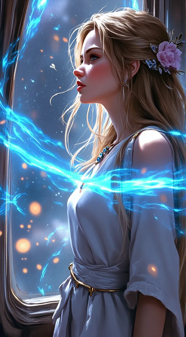 ai character: Anney  background