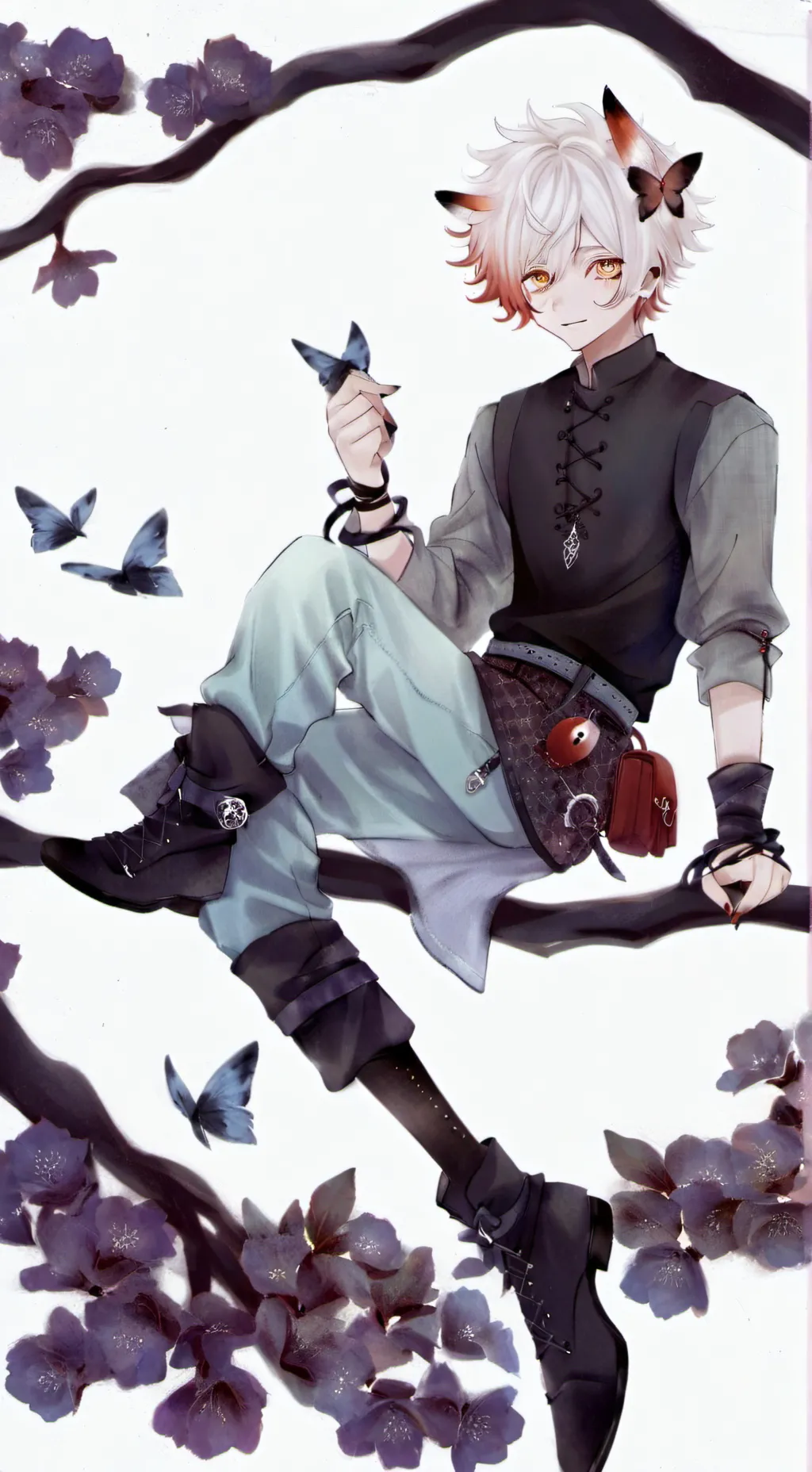 ai character: Mha primo giorno background