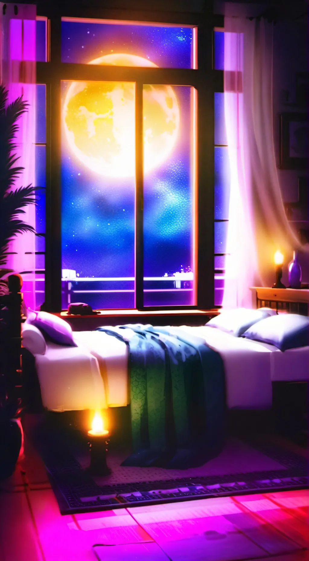 ai character: Md V and Layla  background