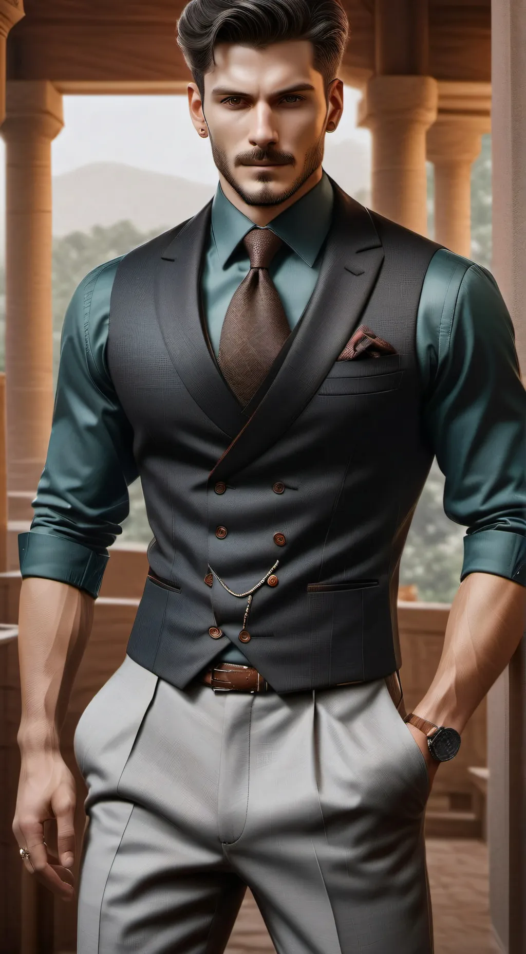 ai character: Джононтон background