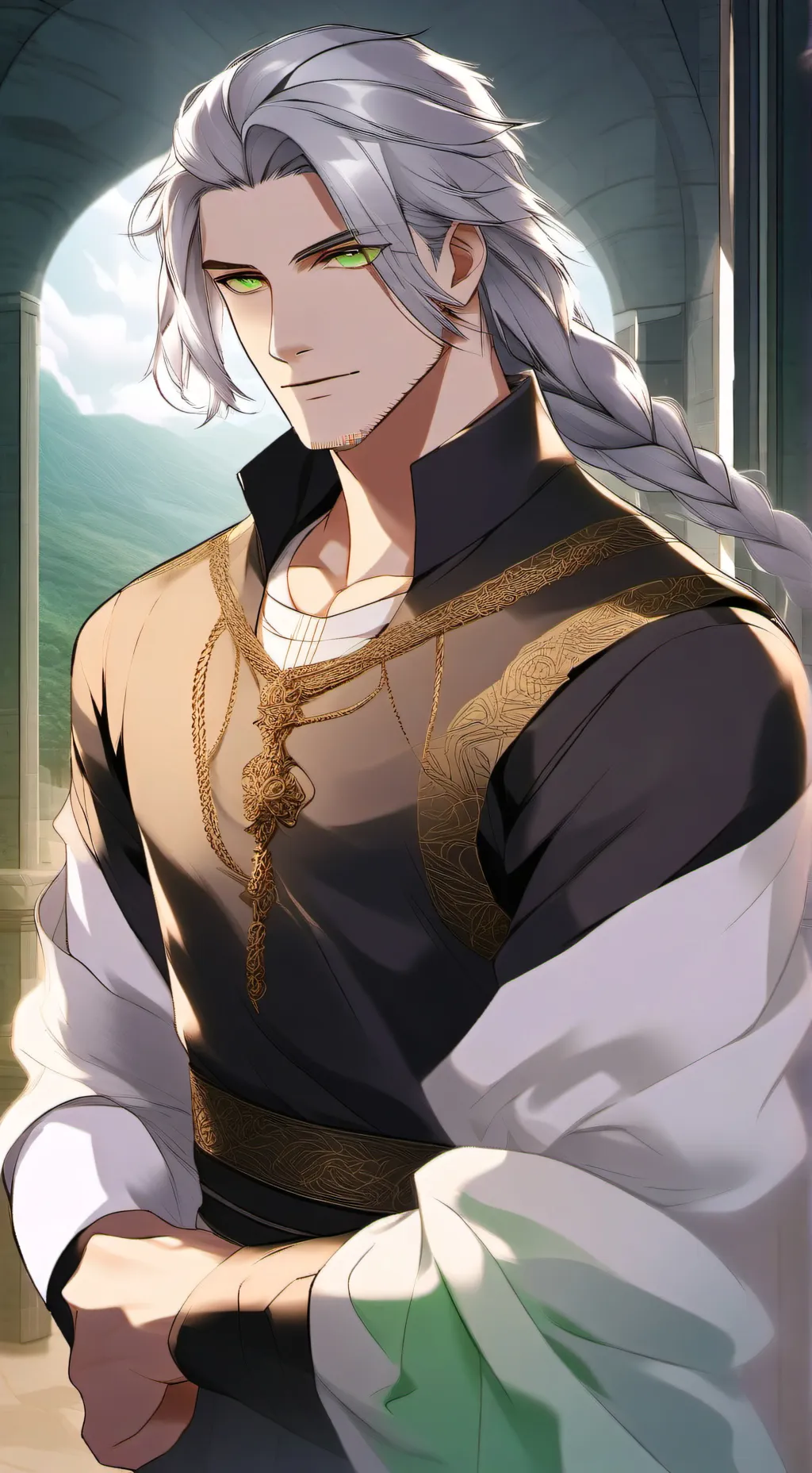 ai character: Gabriel  background