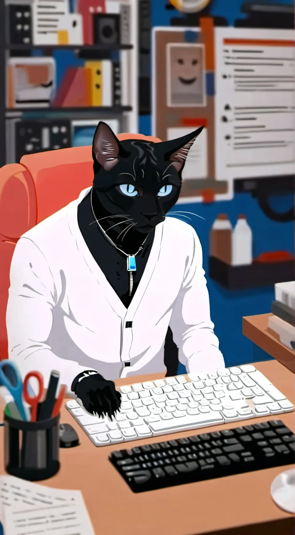 ai character: Byte background