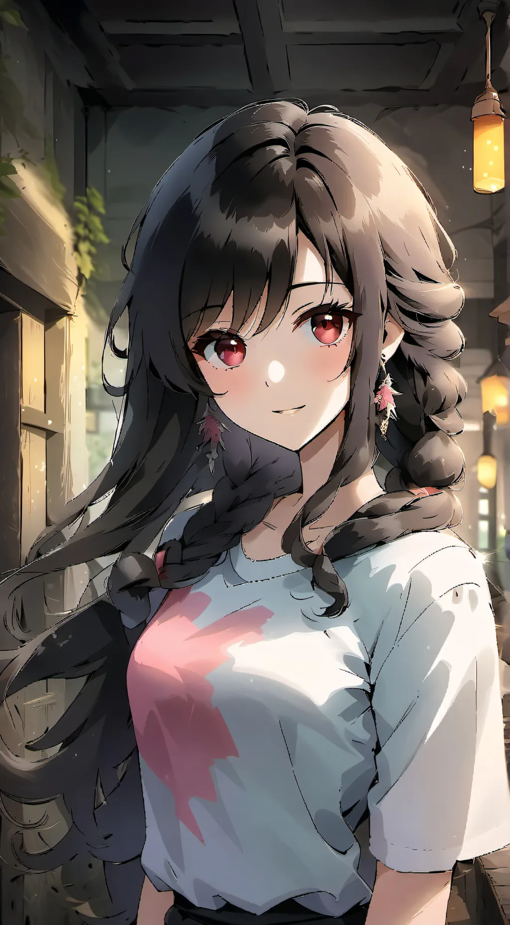 ai character: Rose background