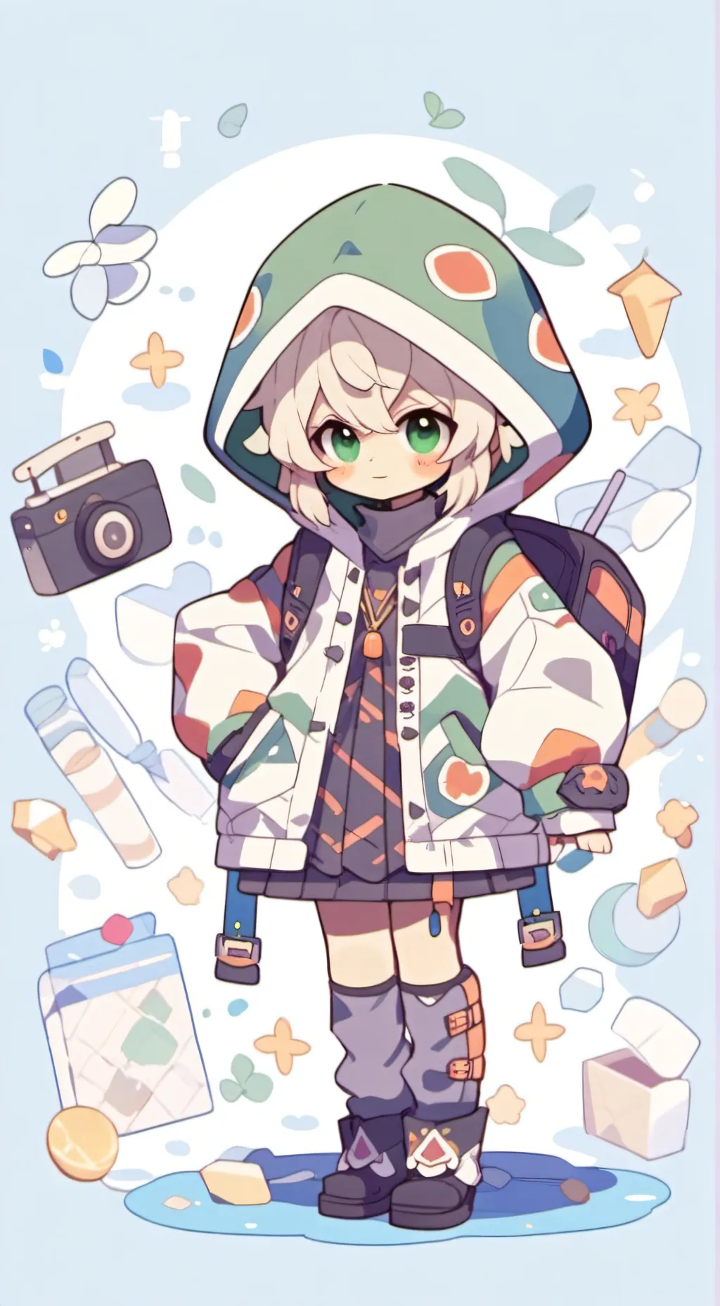 ai character: Kitsu background