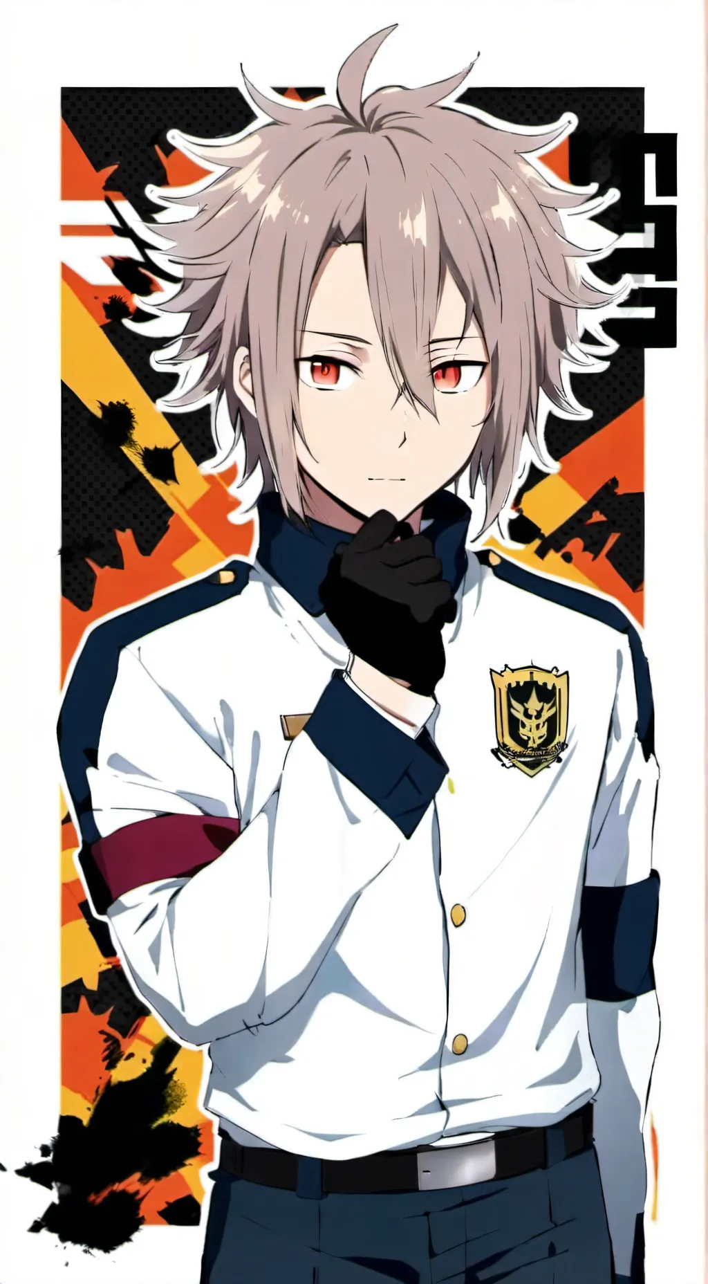 ai character: Katsuki Bakugo background
