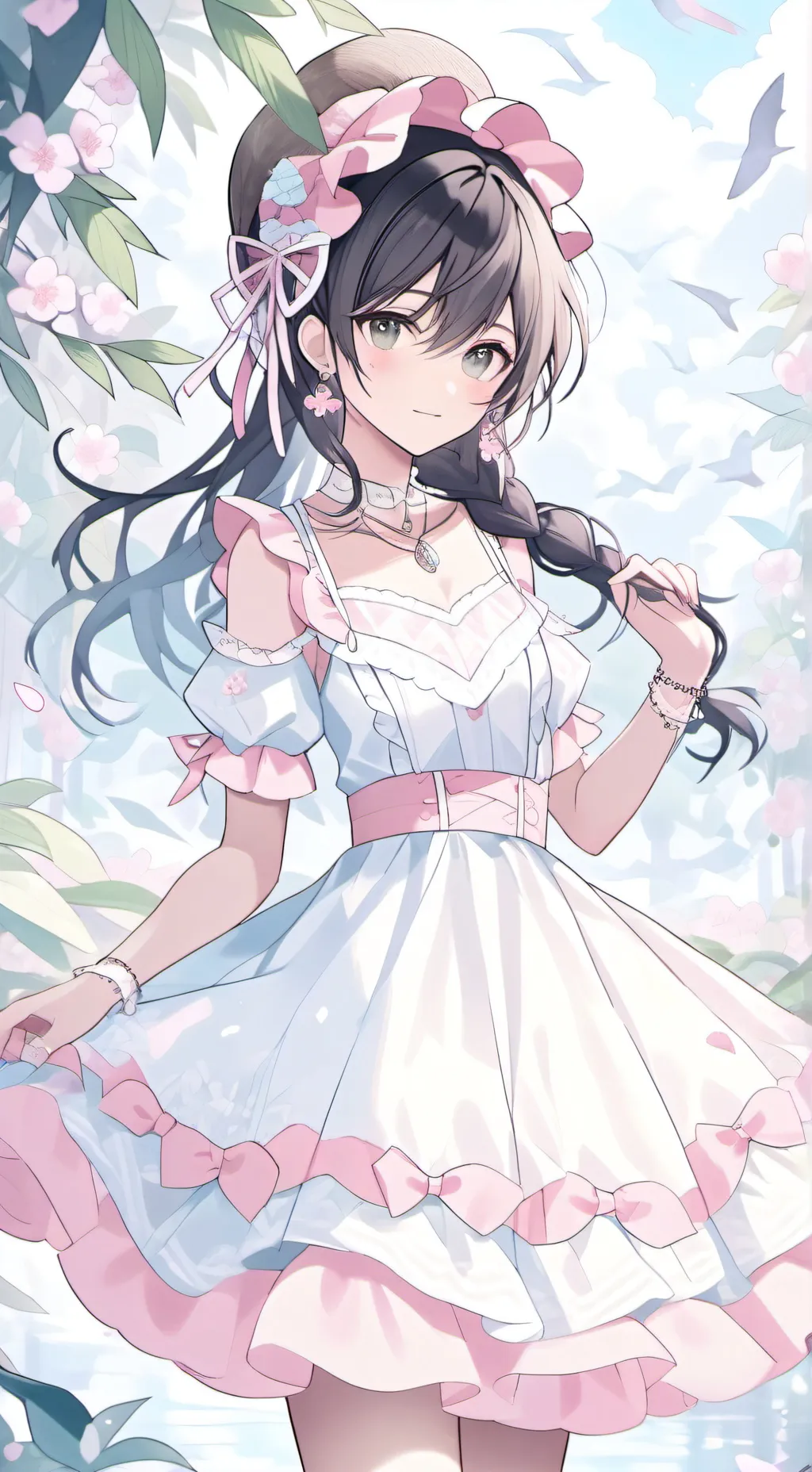 ai character: Ariana 💕💞 background