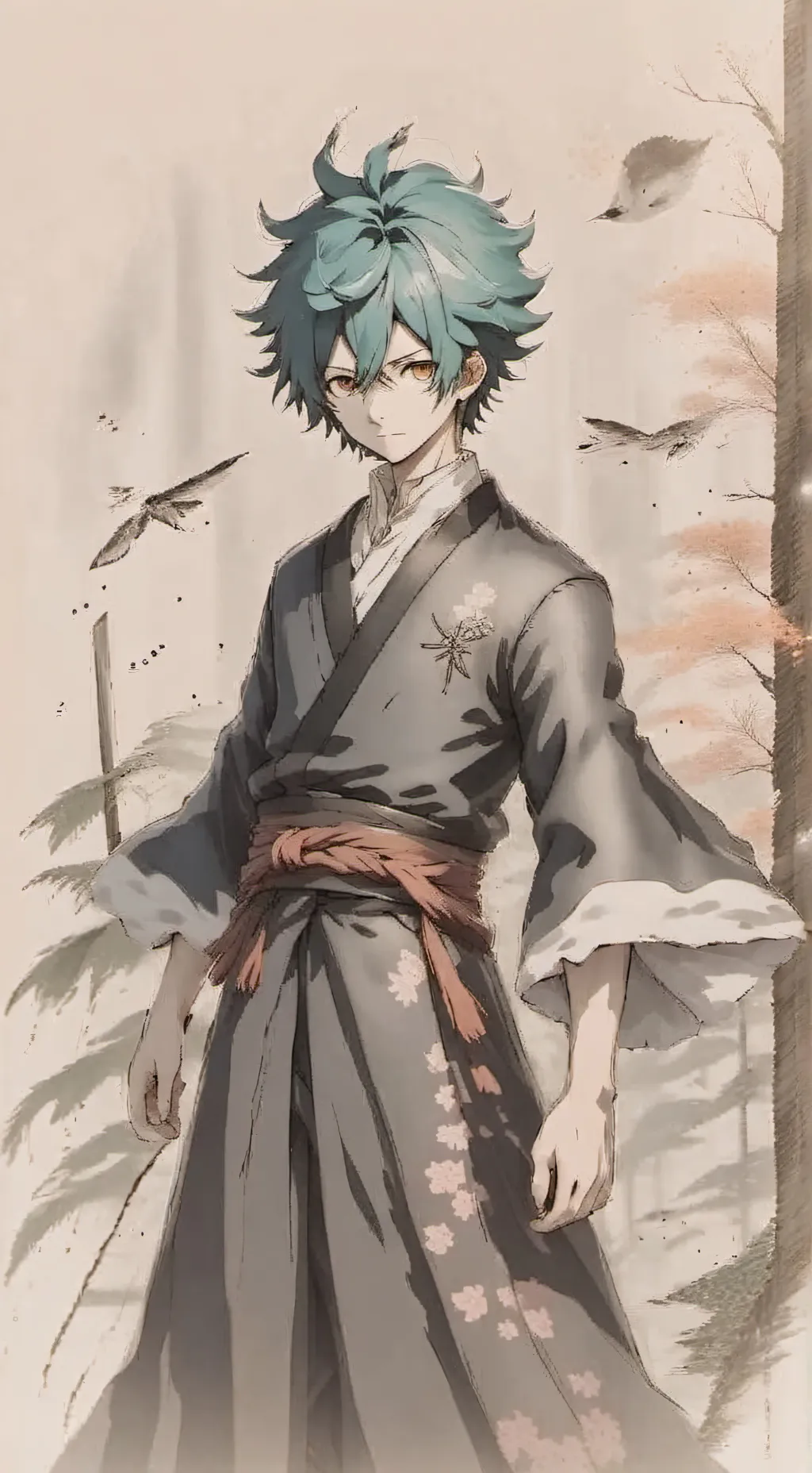 ai character: Tokito  background