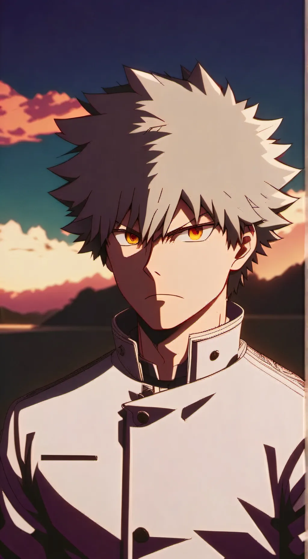 ai character: Bakugo Katsuki  background