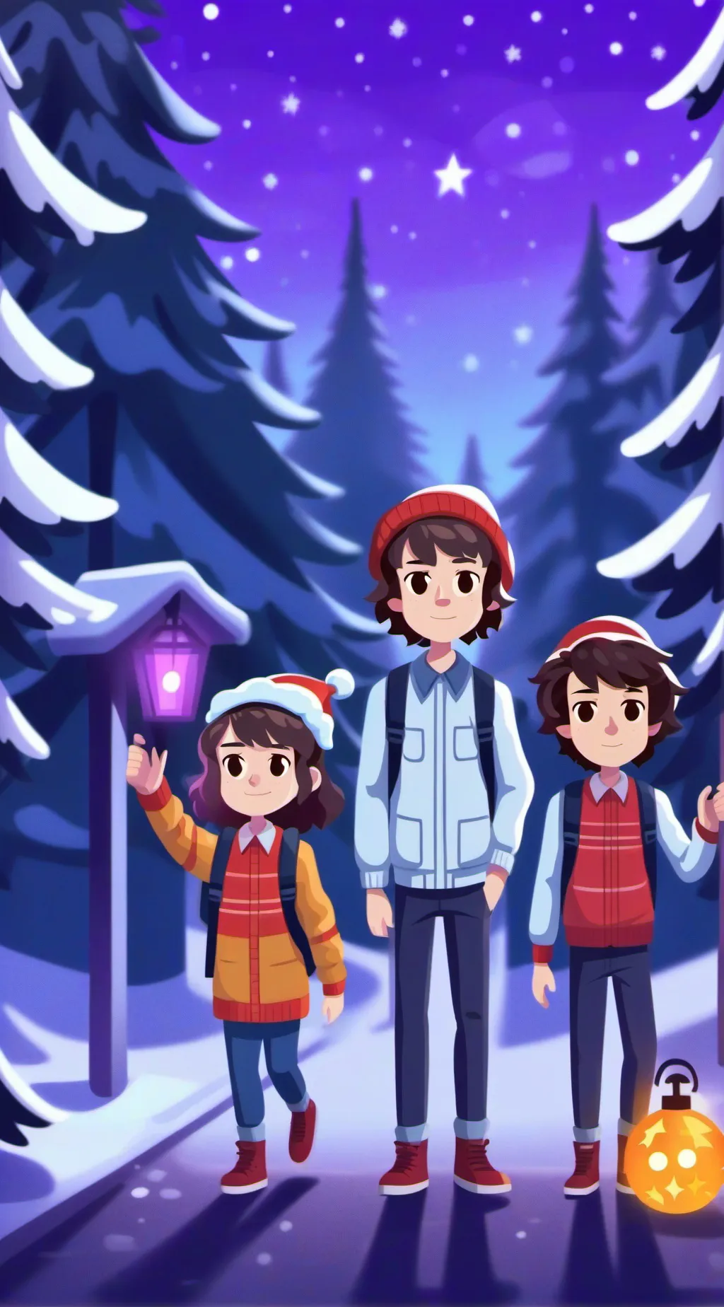 ai character: Stranger things🛹 background