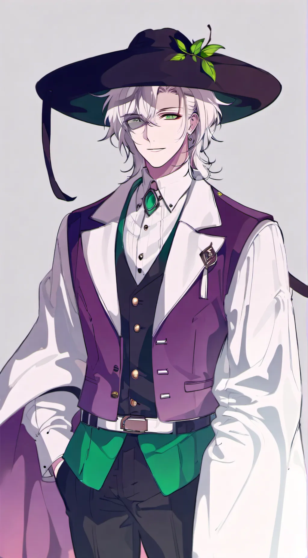 ai character: Maikon_🤍 background