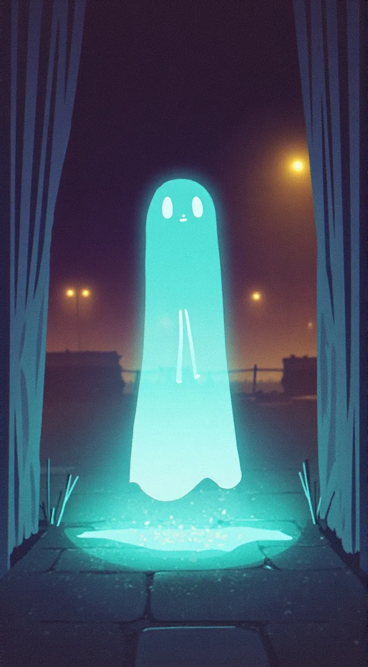 ai character: (人*´∀｀)｡*ﾟ+ background