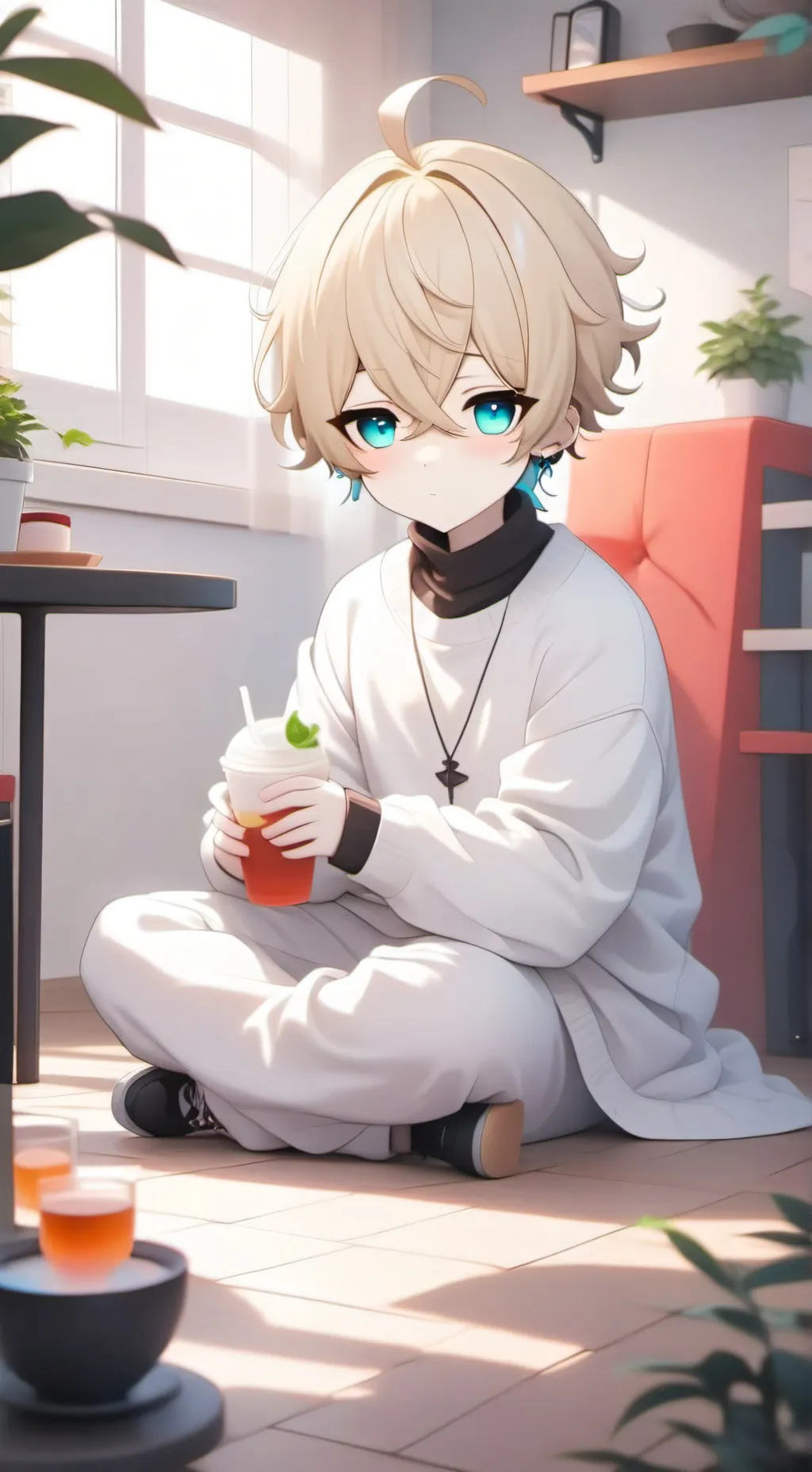 ai character: Natsu  background