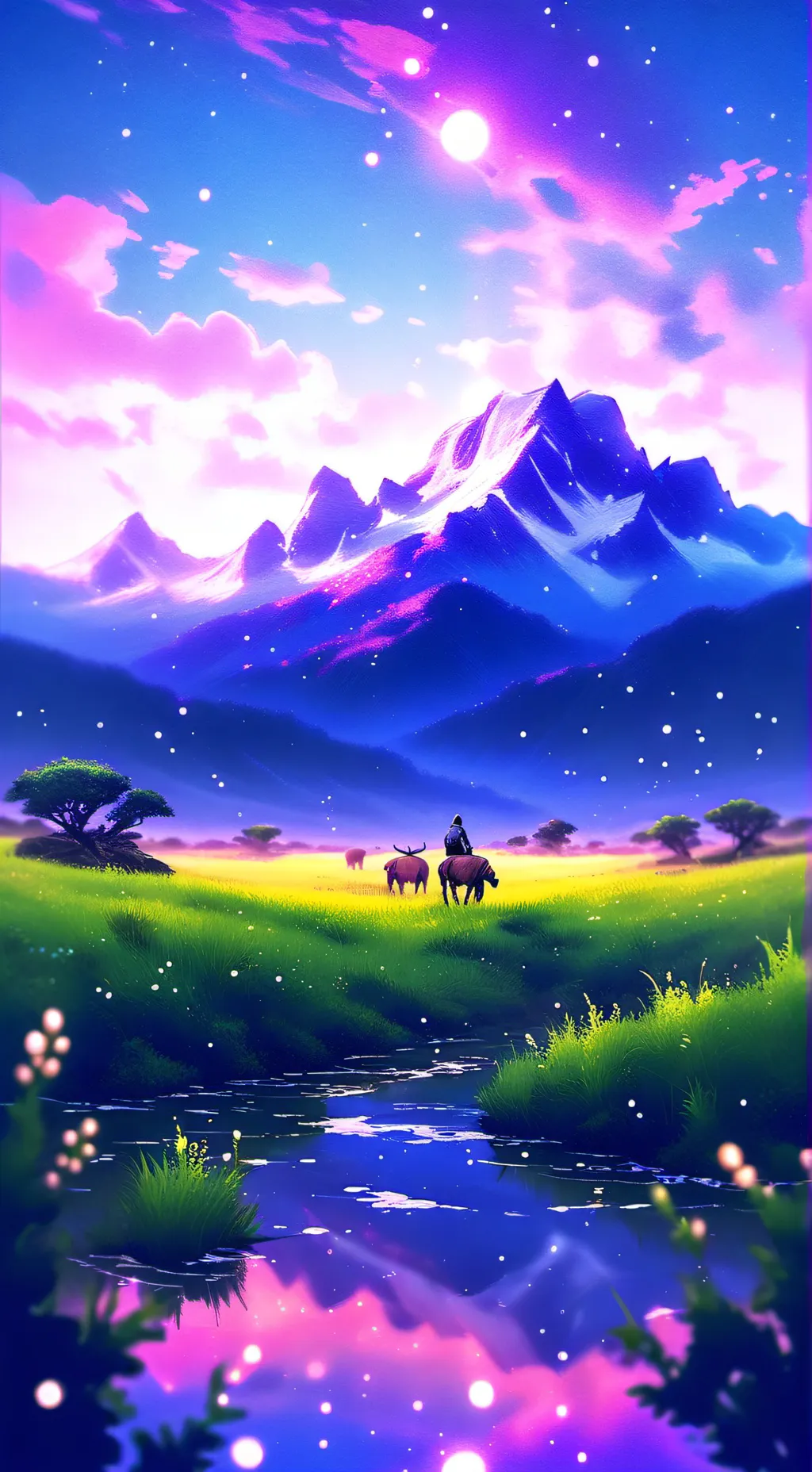 ai character: avengers au  background