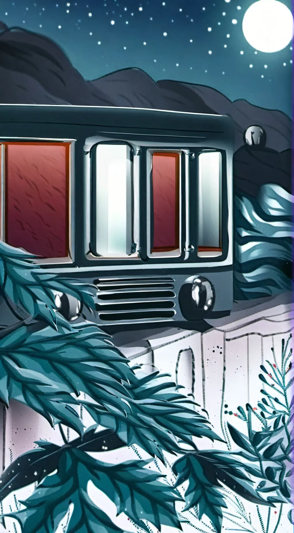 ai character: Muichiro weird background