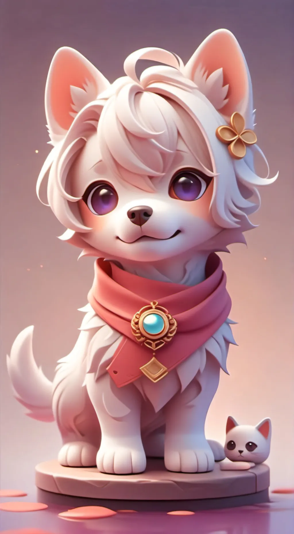 ai character: MHA animal  background