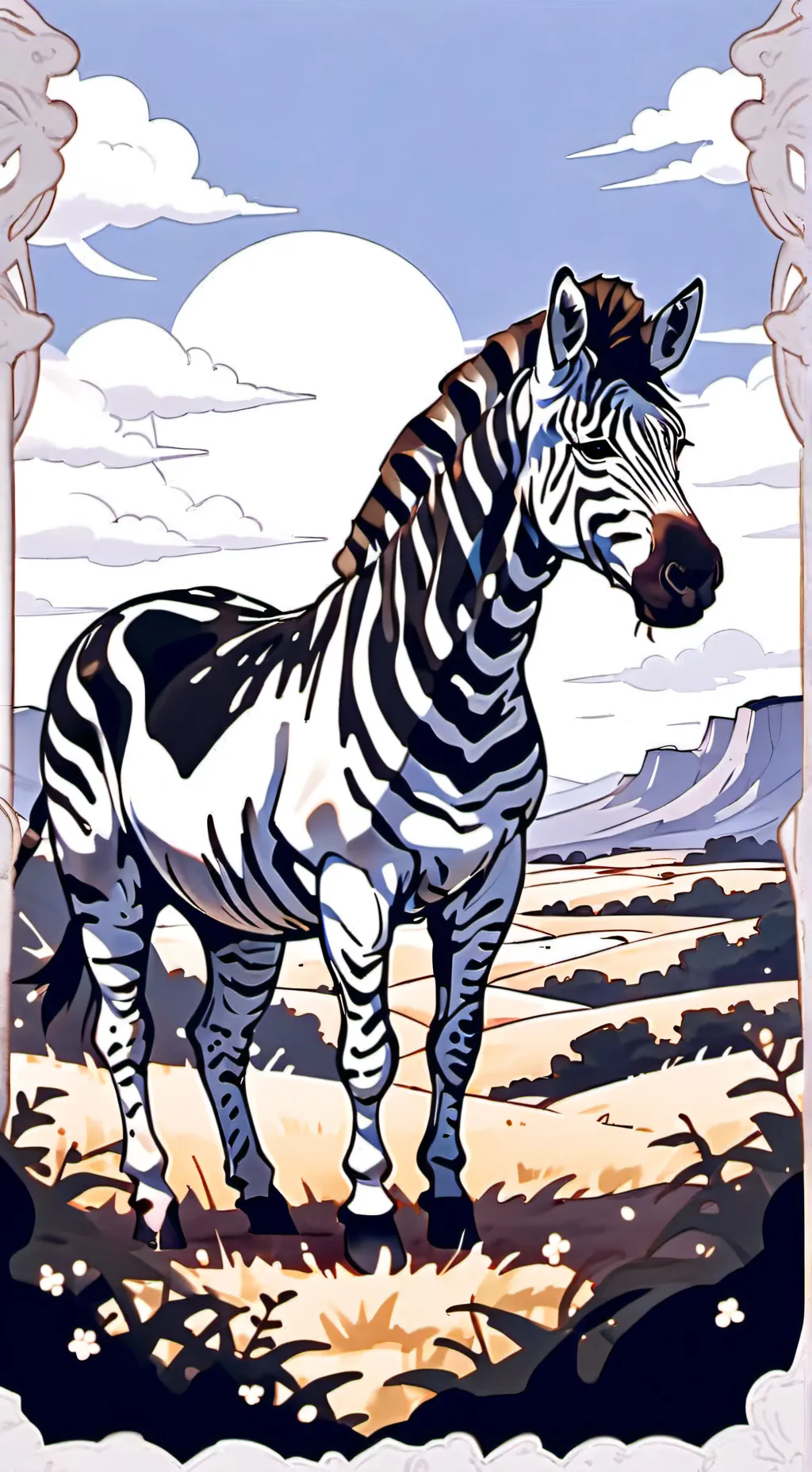 ai character: sp baby brud background