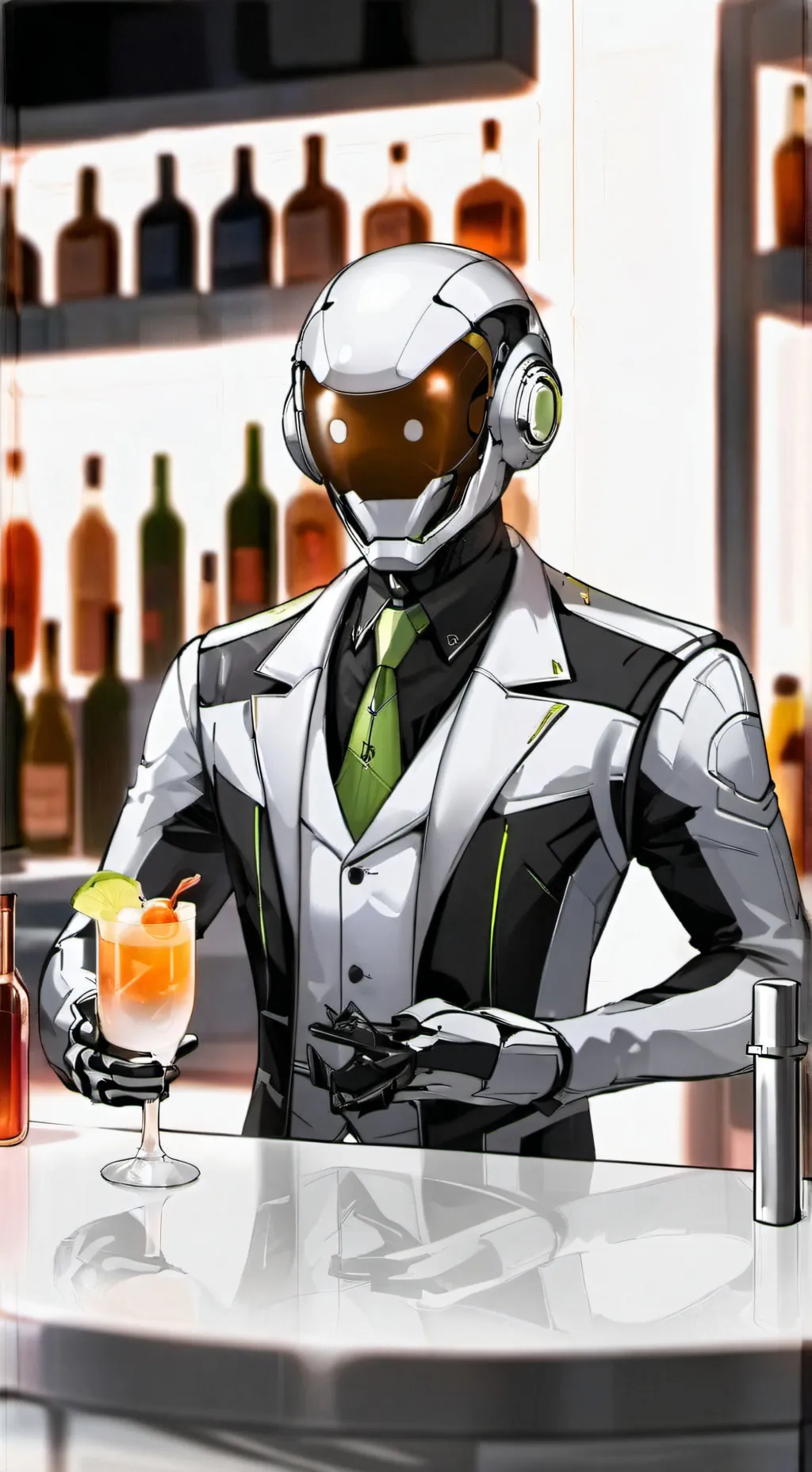 ai character: Barley background