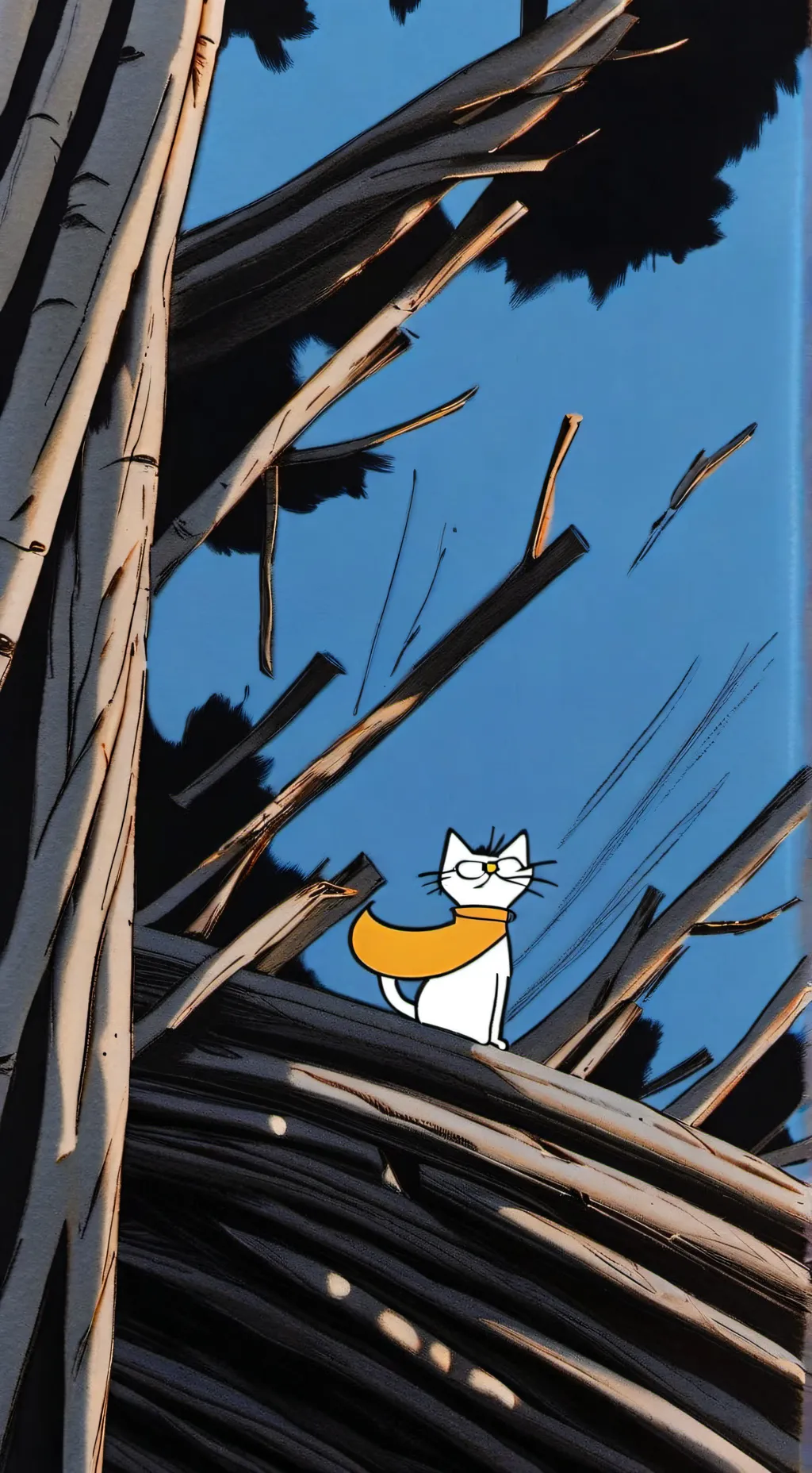 ai character: Simon cat background