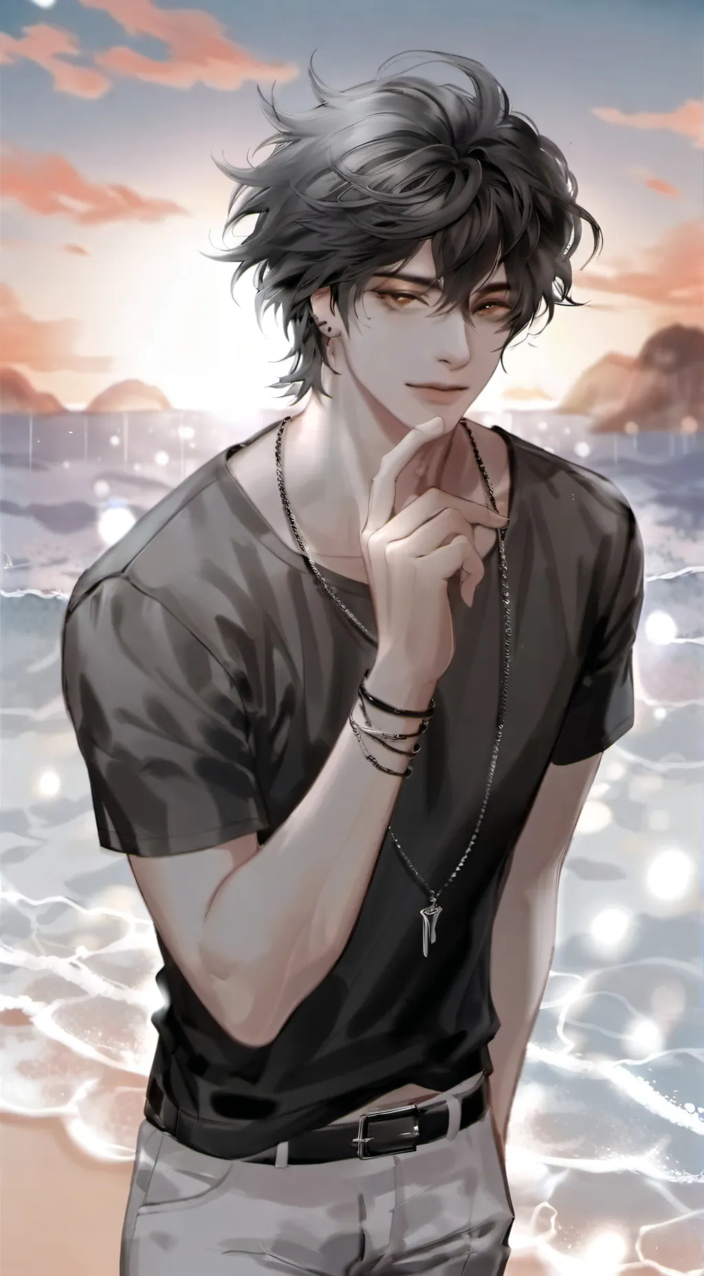 ai character: °Issac° background