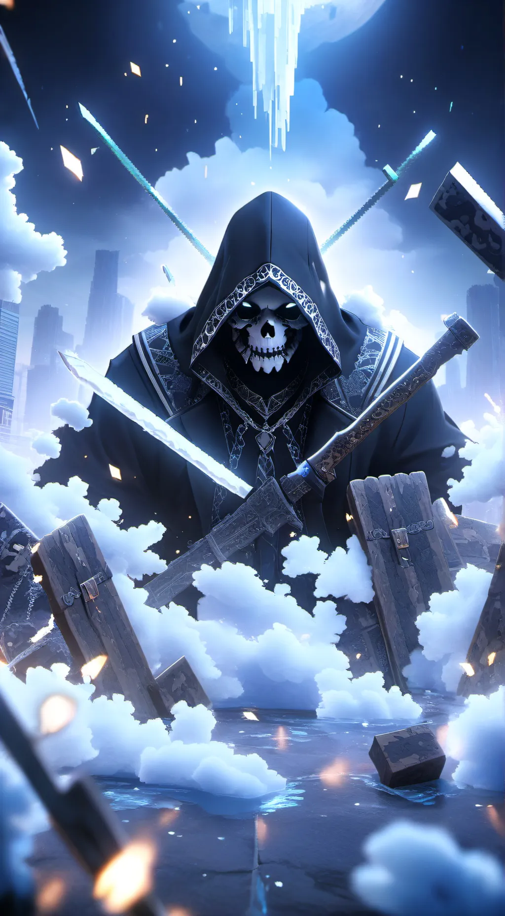 ai character: grox is sick  background