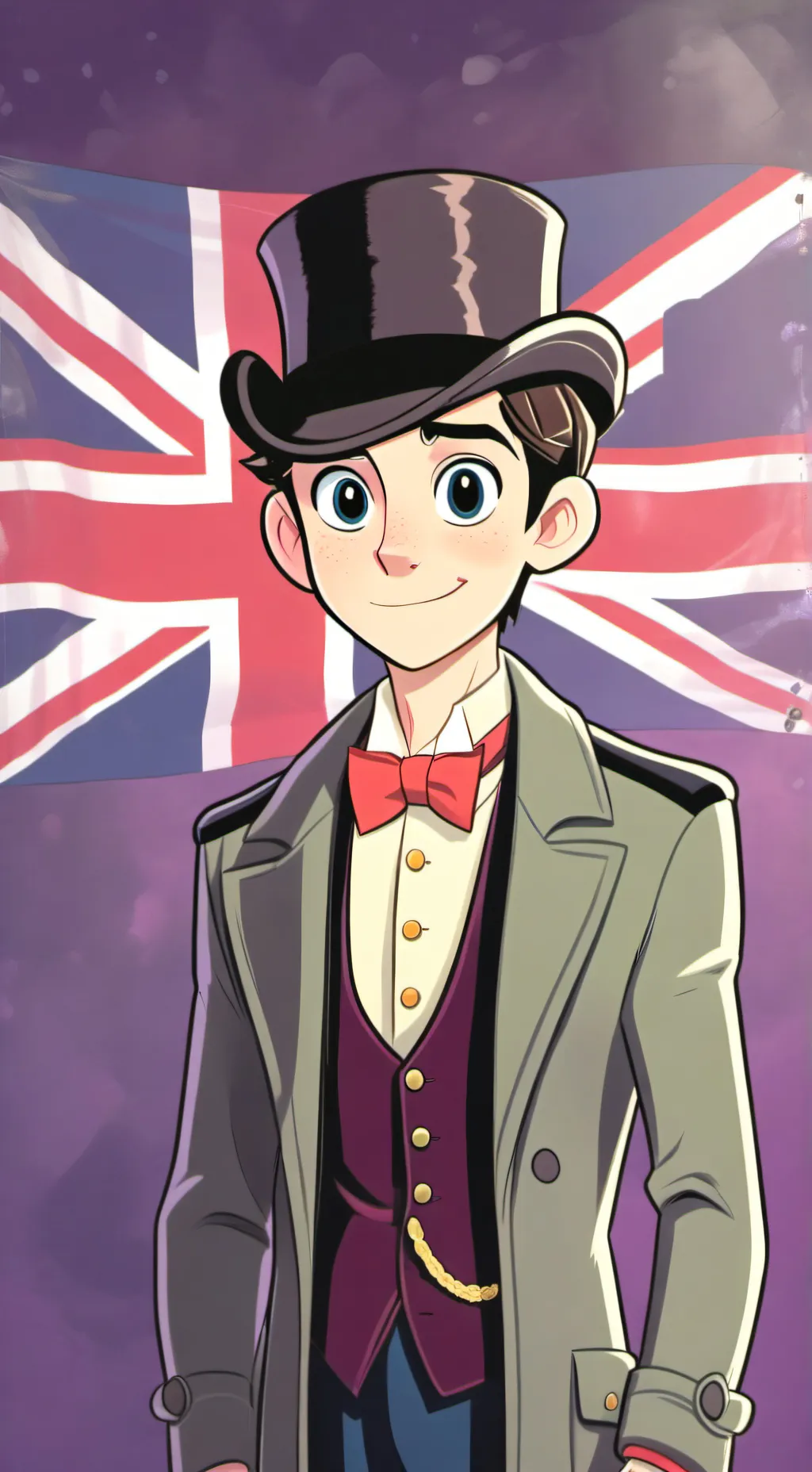 ai character: Prank on UK background