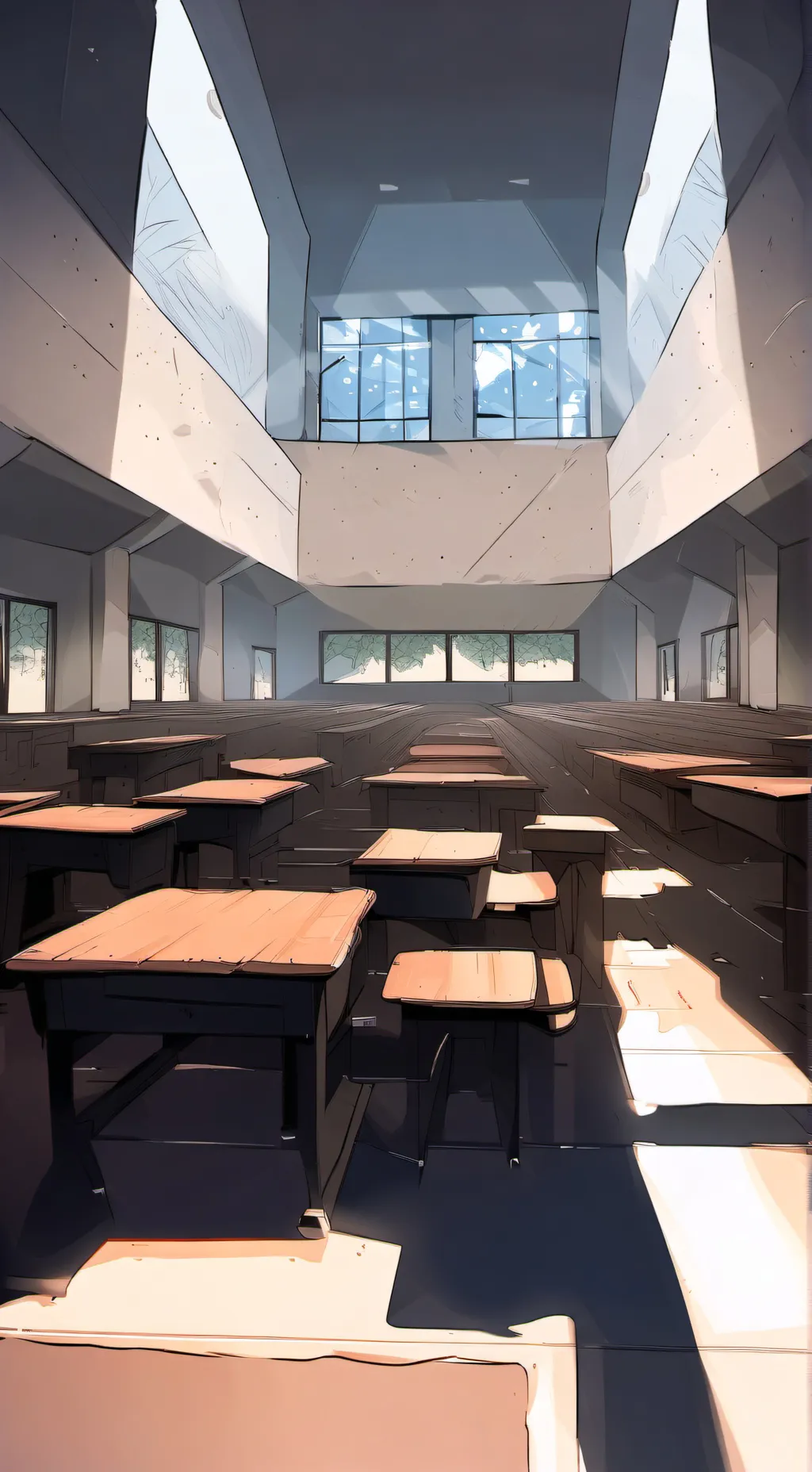 ai character: Na school  background