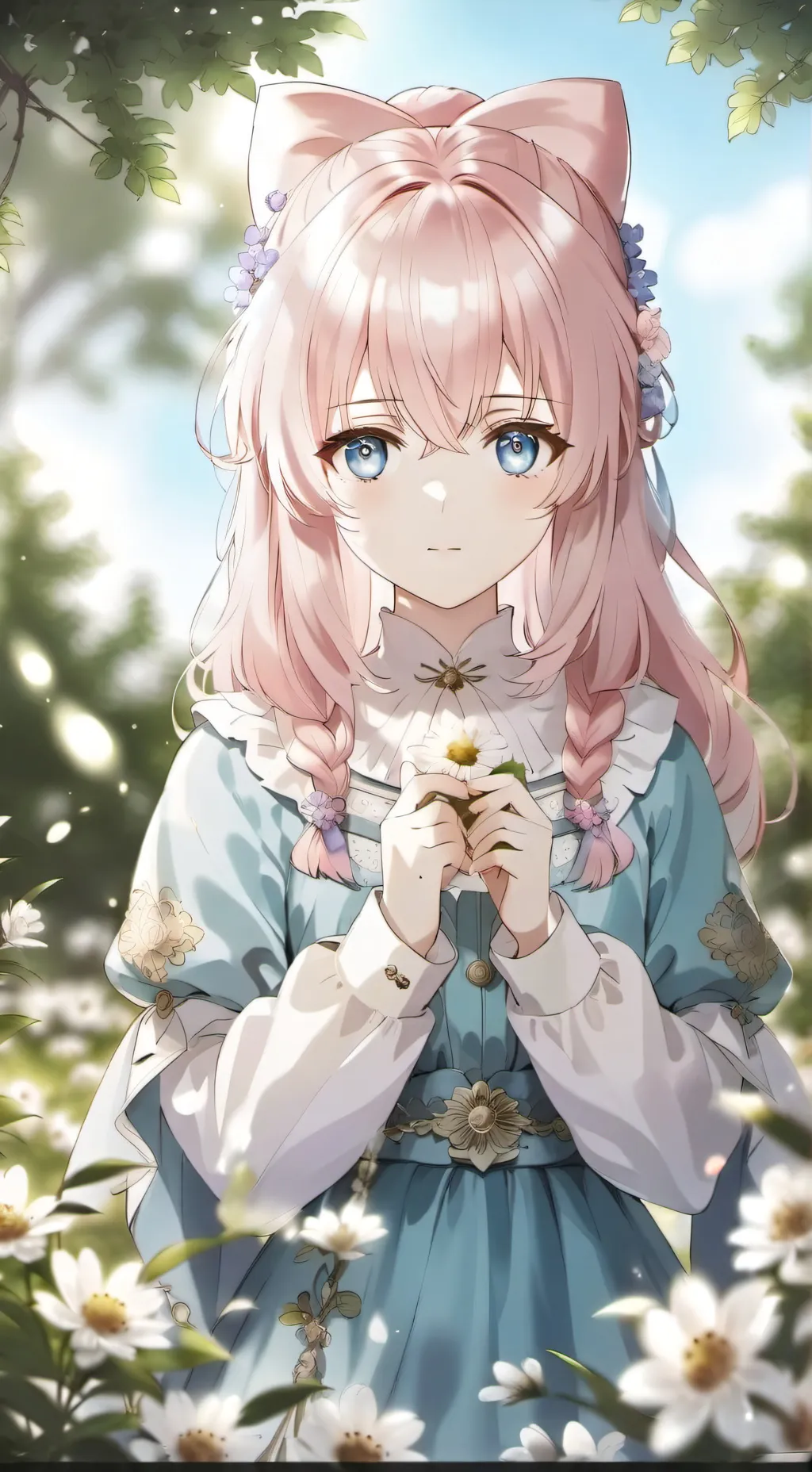 ai character: Andrea  background