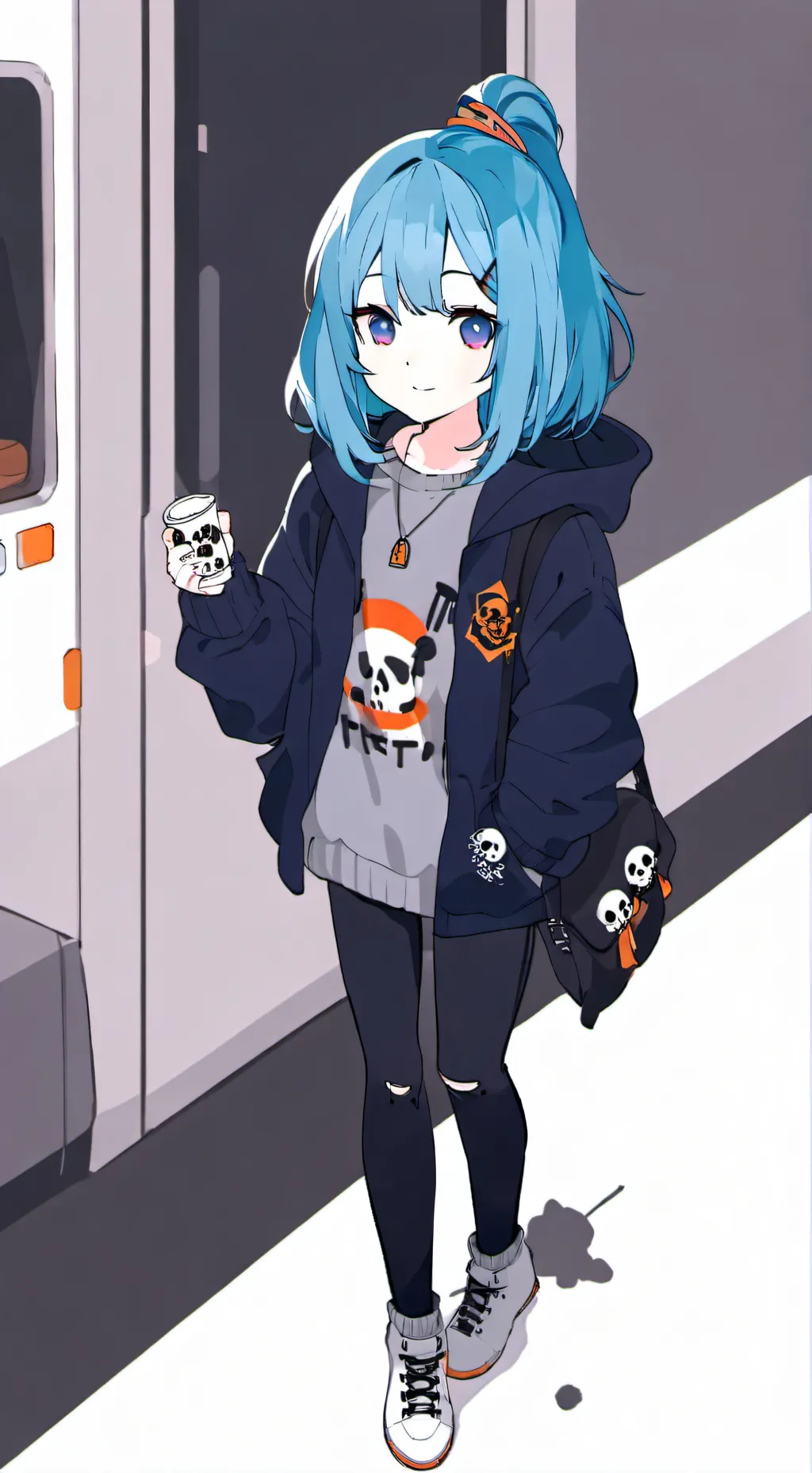 ai character: Mha cabin  background