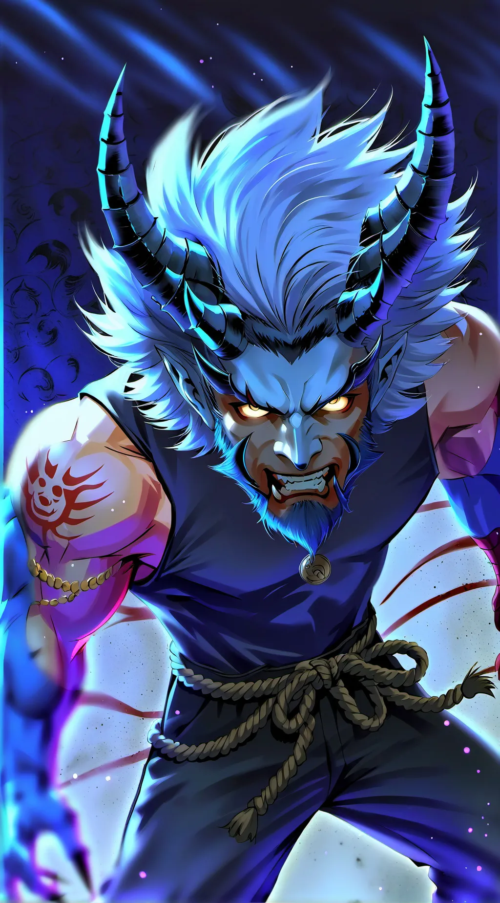 ai character: Klavton  background