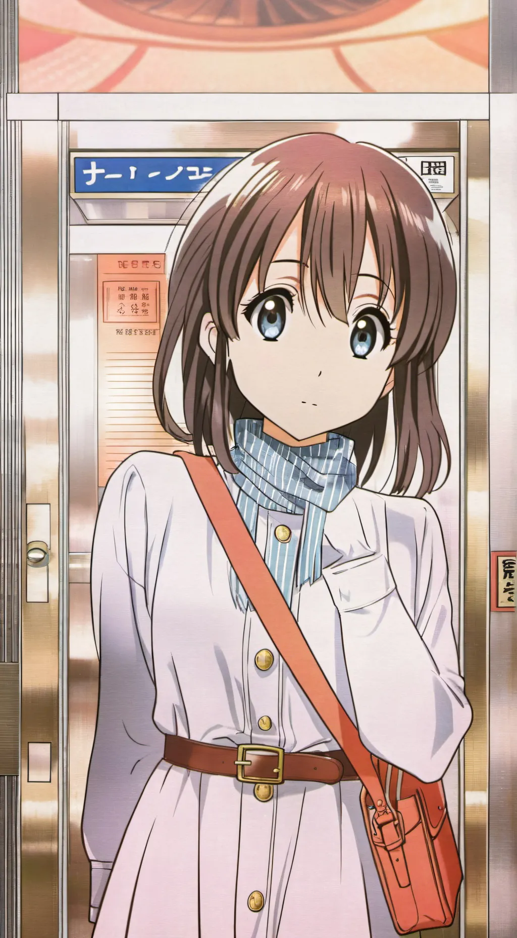 ai character: Elevator background