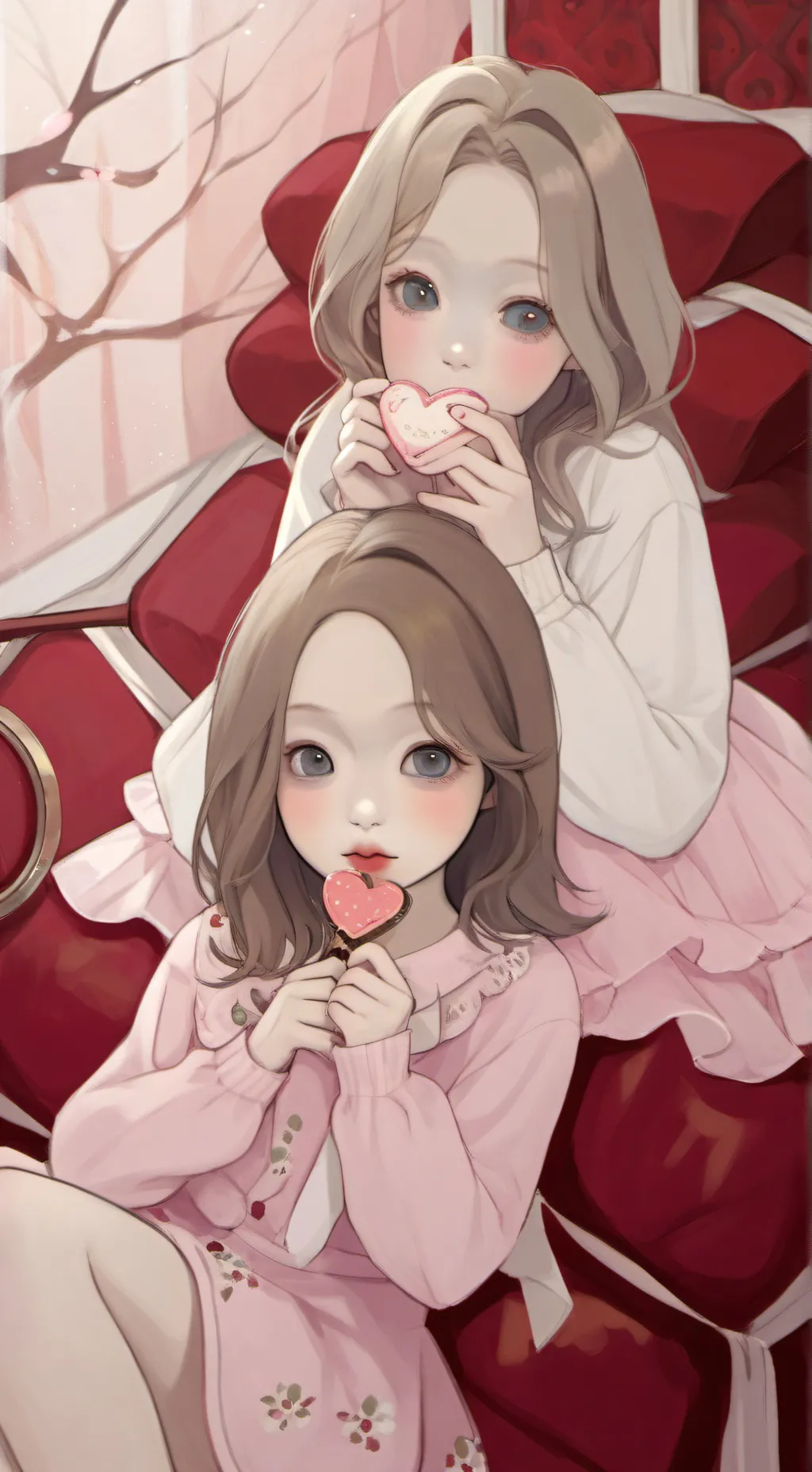 ai character: Arielle and harley background