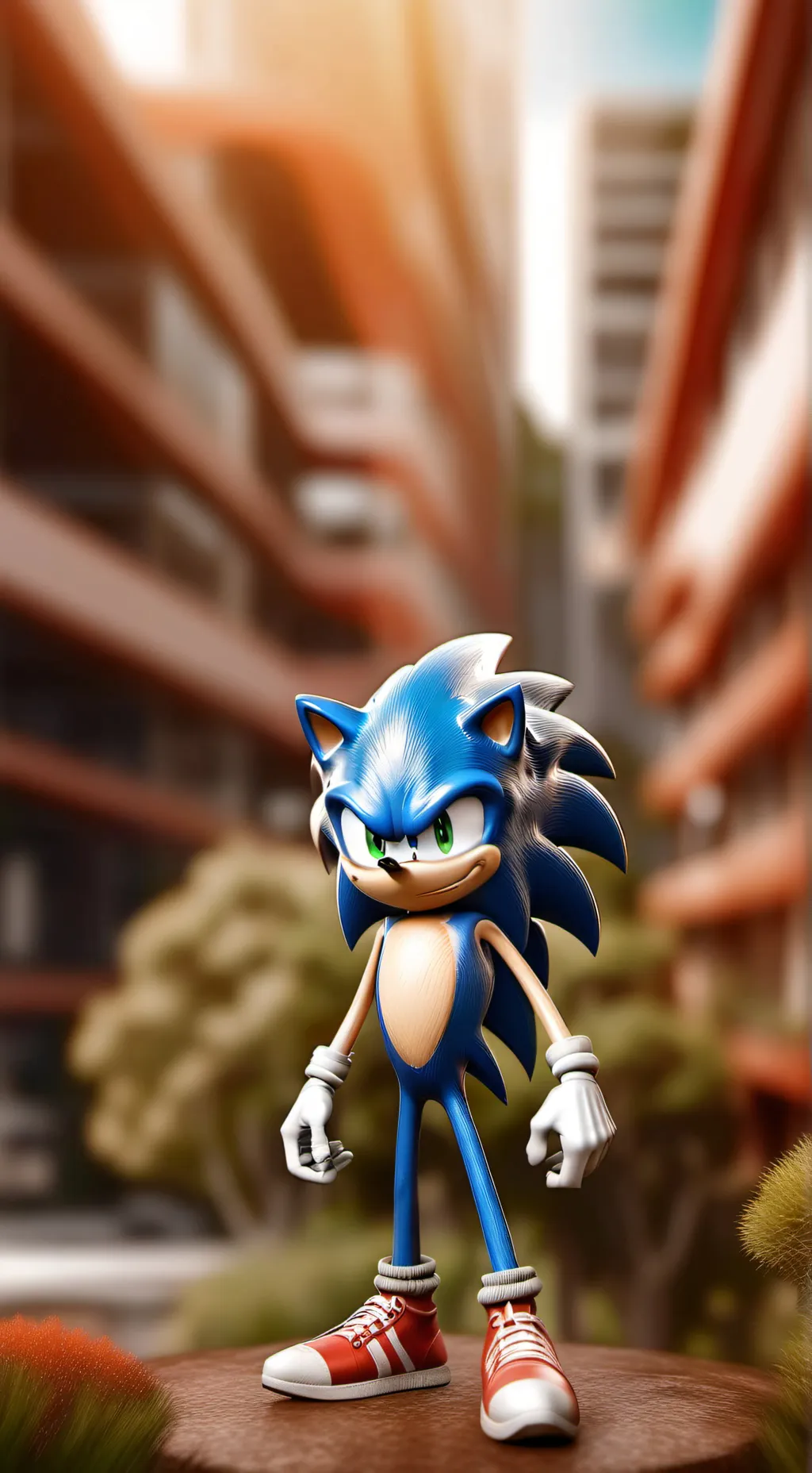ai character: sonic background