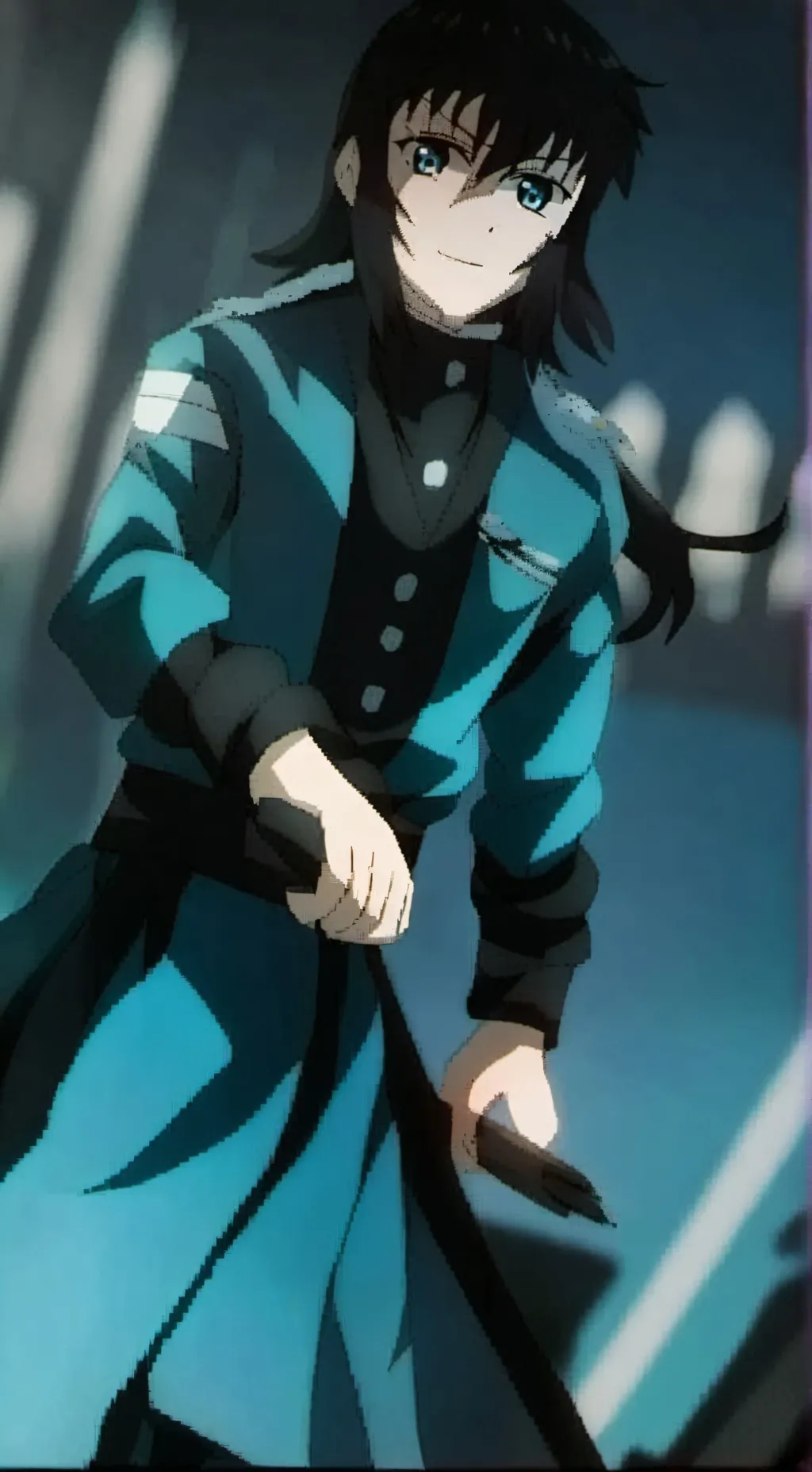 ai character: tokito  background