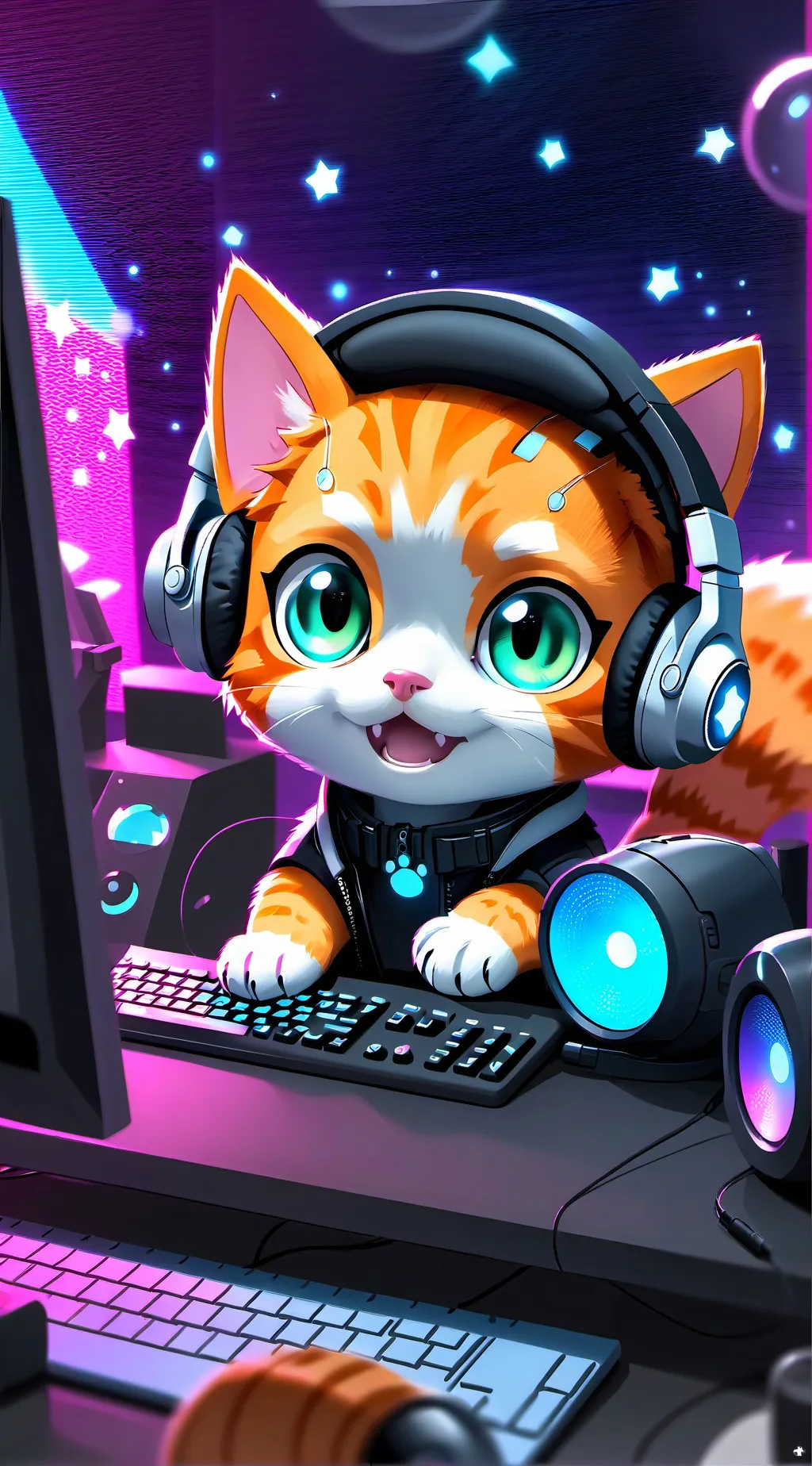 ai character: Byte background