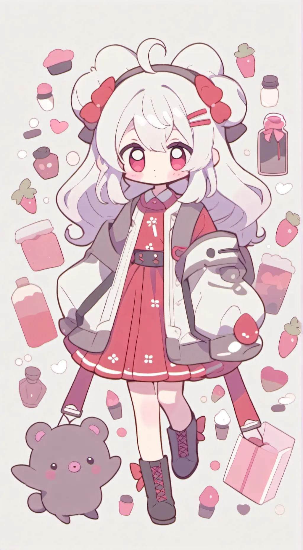 ai character: lily background