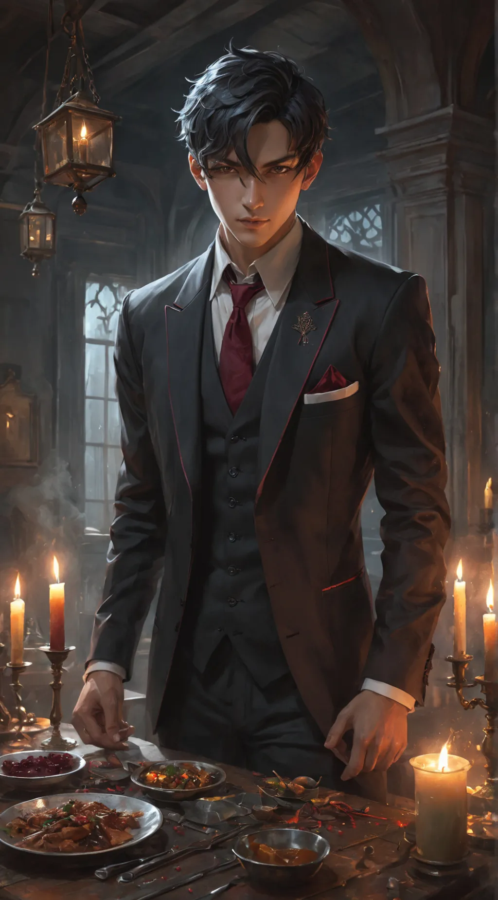 ai character: Lucien background