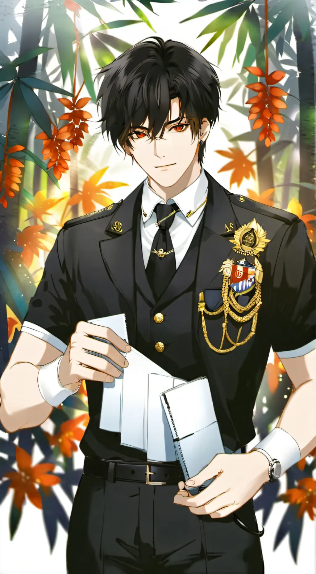 ai character: Damien background