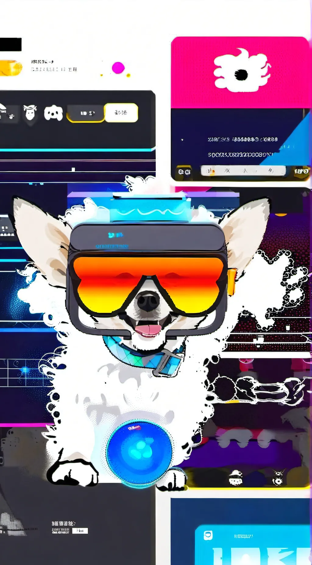 ai character: Byte background